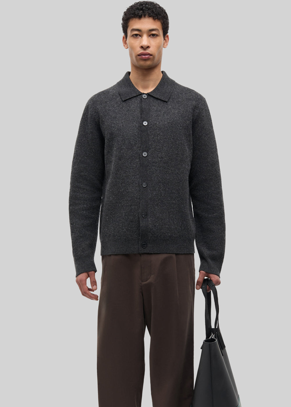 Samsøe Samsøe Sarichard Cardigan - Dark Grey Melange
