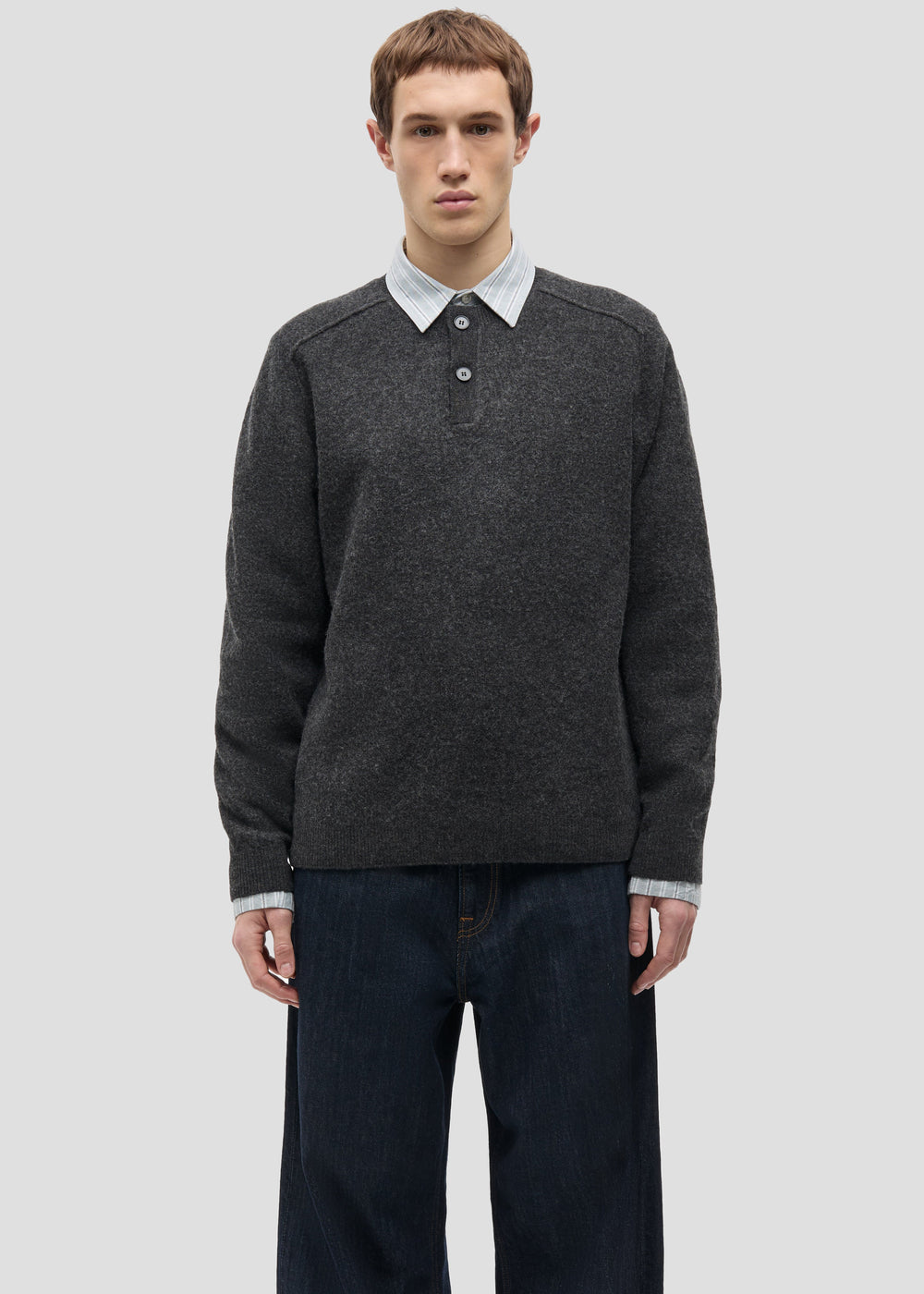 Samsøe Samsøe Sarick Sweater - Dark Grey Melange
