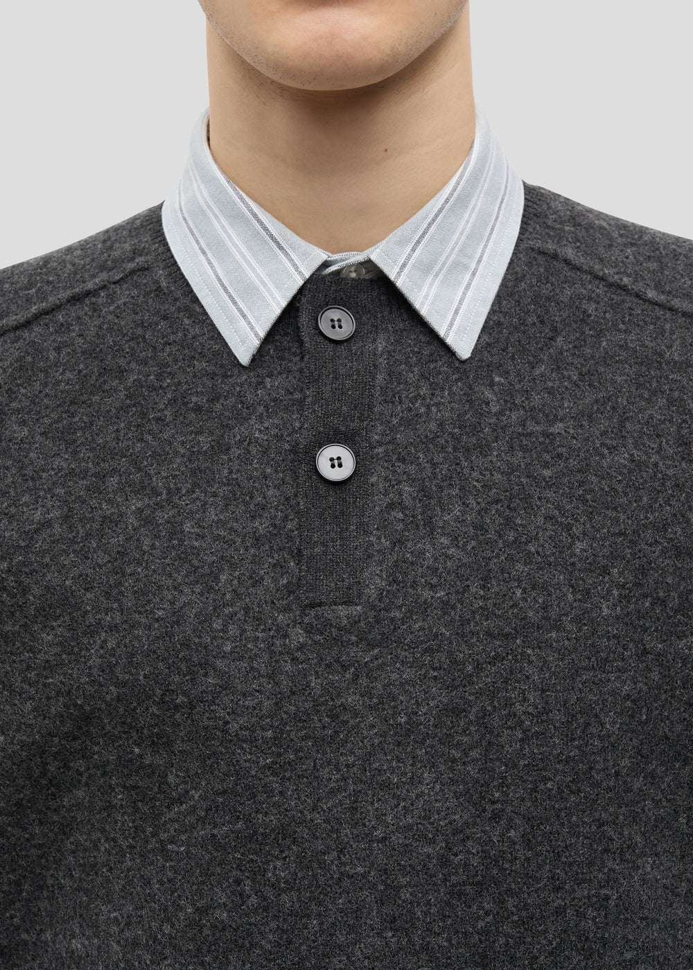Samsøe Samsøe Sarick Sweater - Dark Grey Melange - 1