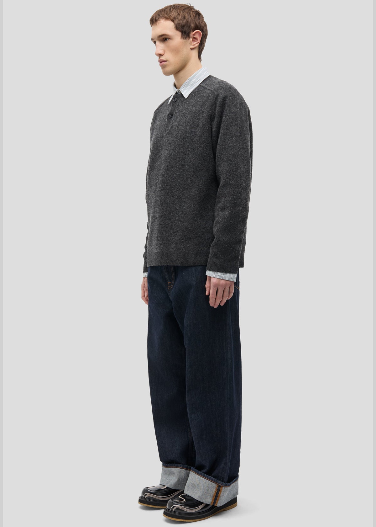 Samsøe Samsøe Sarick Sweater - Dark Grey Melange