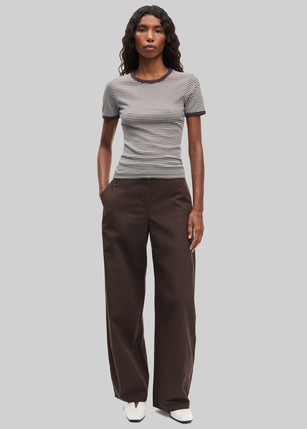 Samsøe Samsøe Saroko Trousers - Mulch - 3