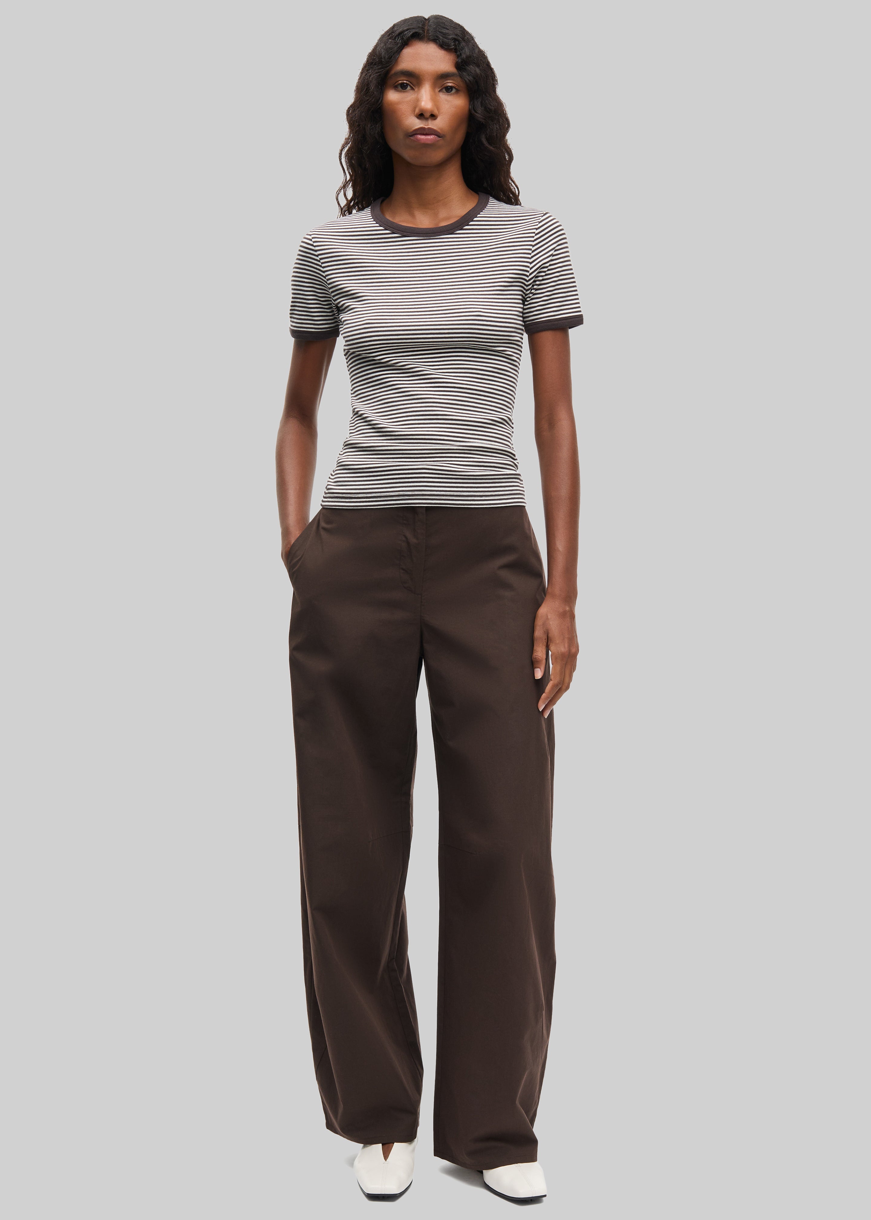 Samsøe Samsøe Saroko Trousers - Mulch - 3
