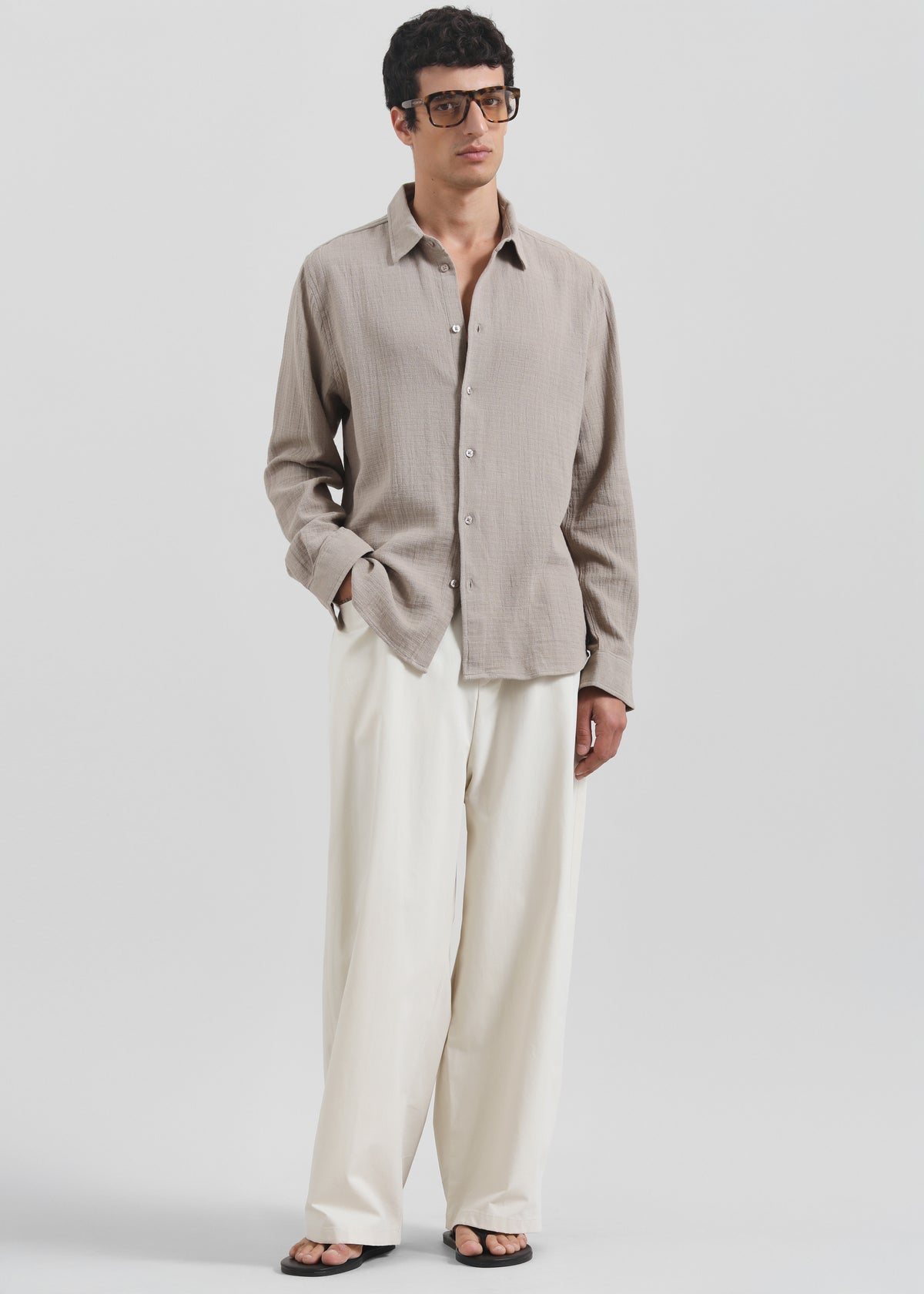 Samsøe Samsøe Saryan X Shirt - Greige - 3