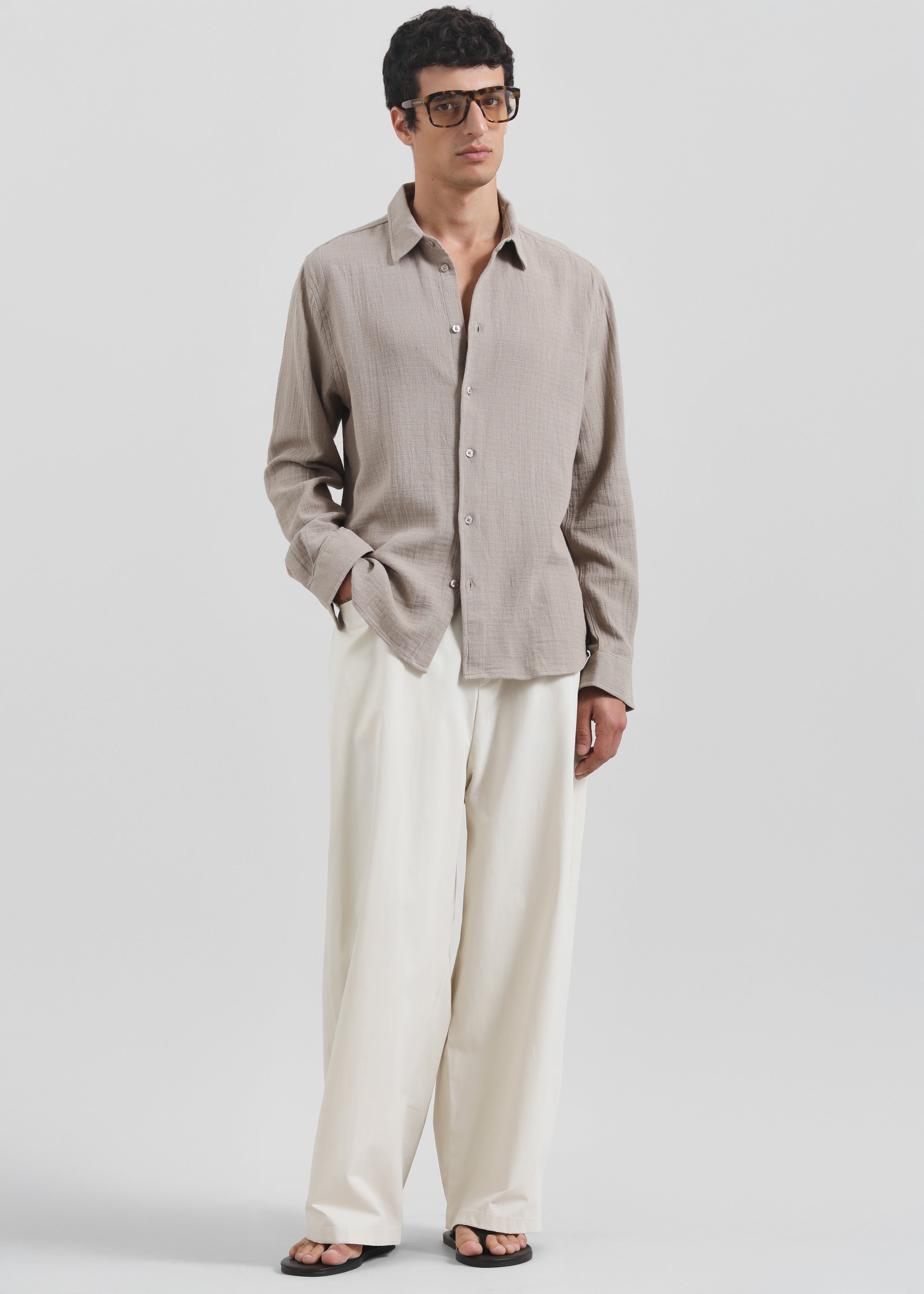 Samsøe Samsøe Saryan X Shirt - Greige - 3
