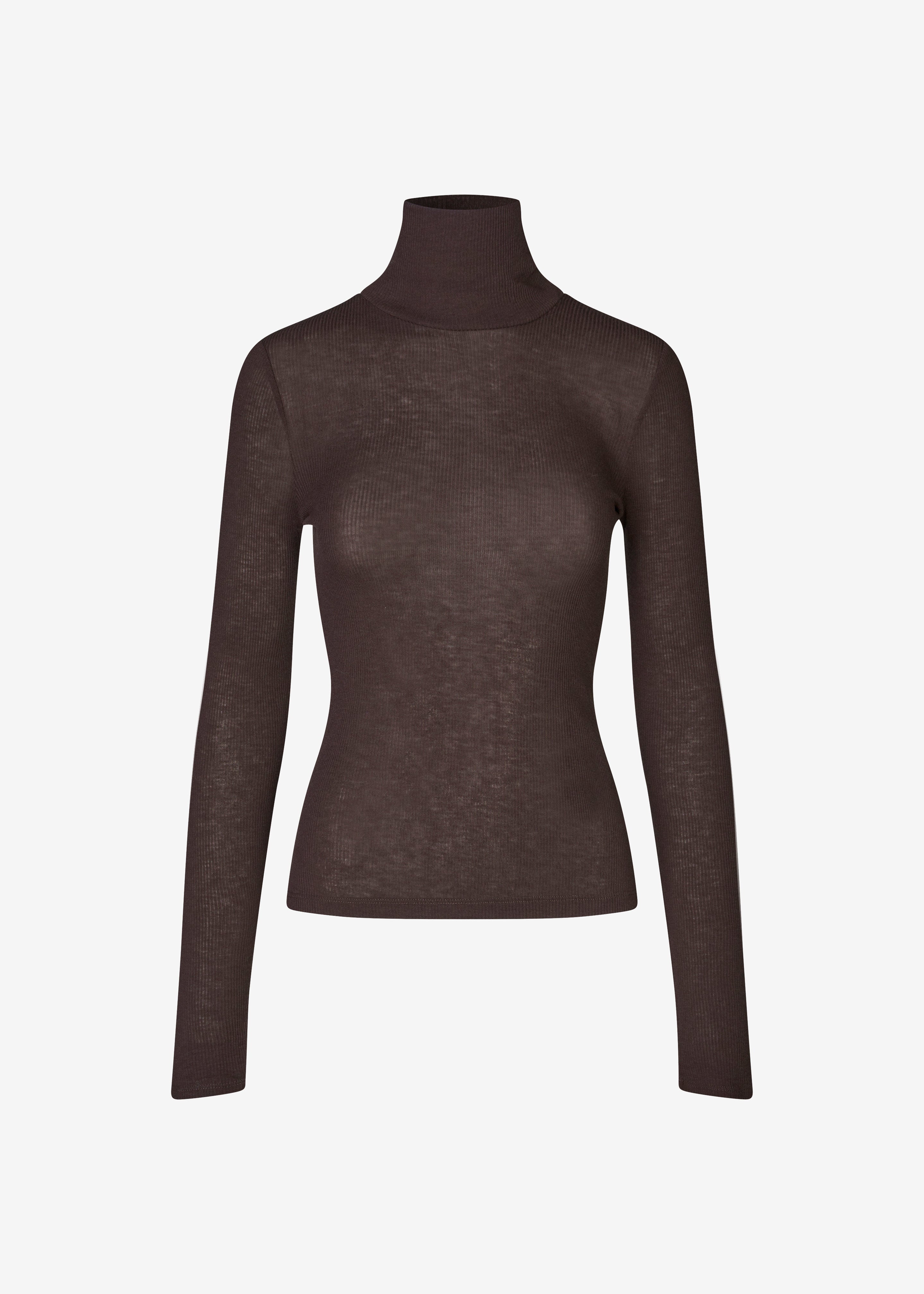 Samsøe Samsøe Sasonnet Turtleneck - Chocolate Torte - 6