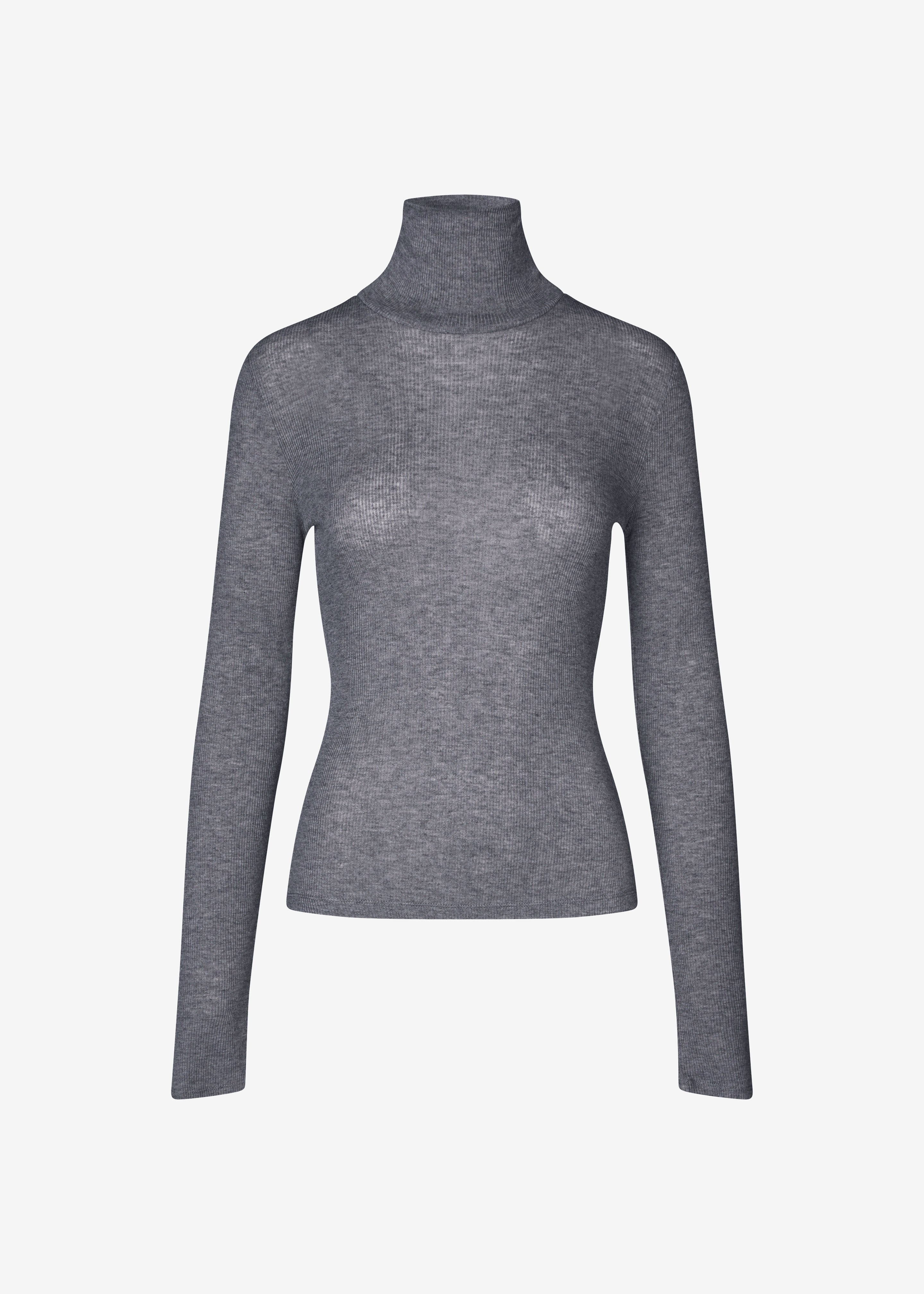 Samsoe Samsoe Sasonnet Turtleneck Mid Grey Melange Frankie Shop Europe