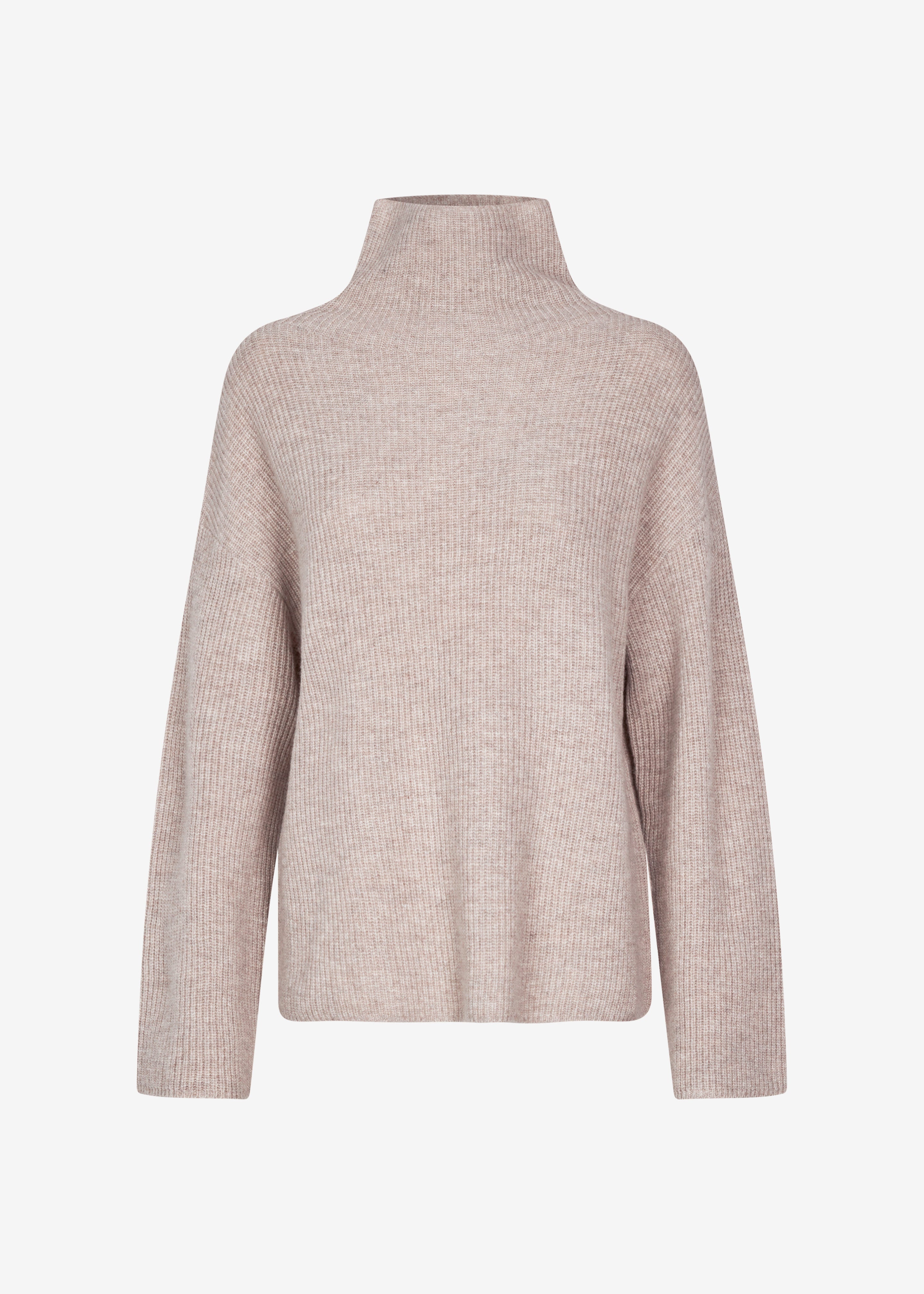 Samsøe Samsøe Sazlata Turtleneck - Khaki Melange - 5