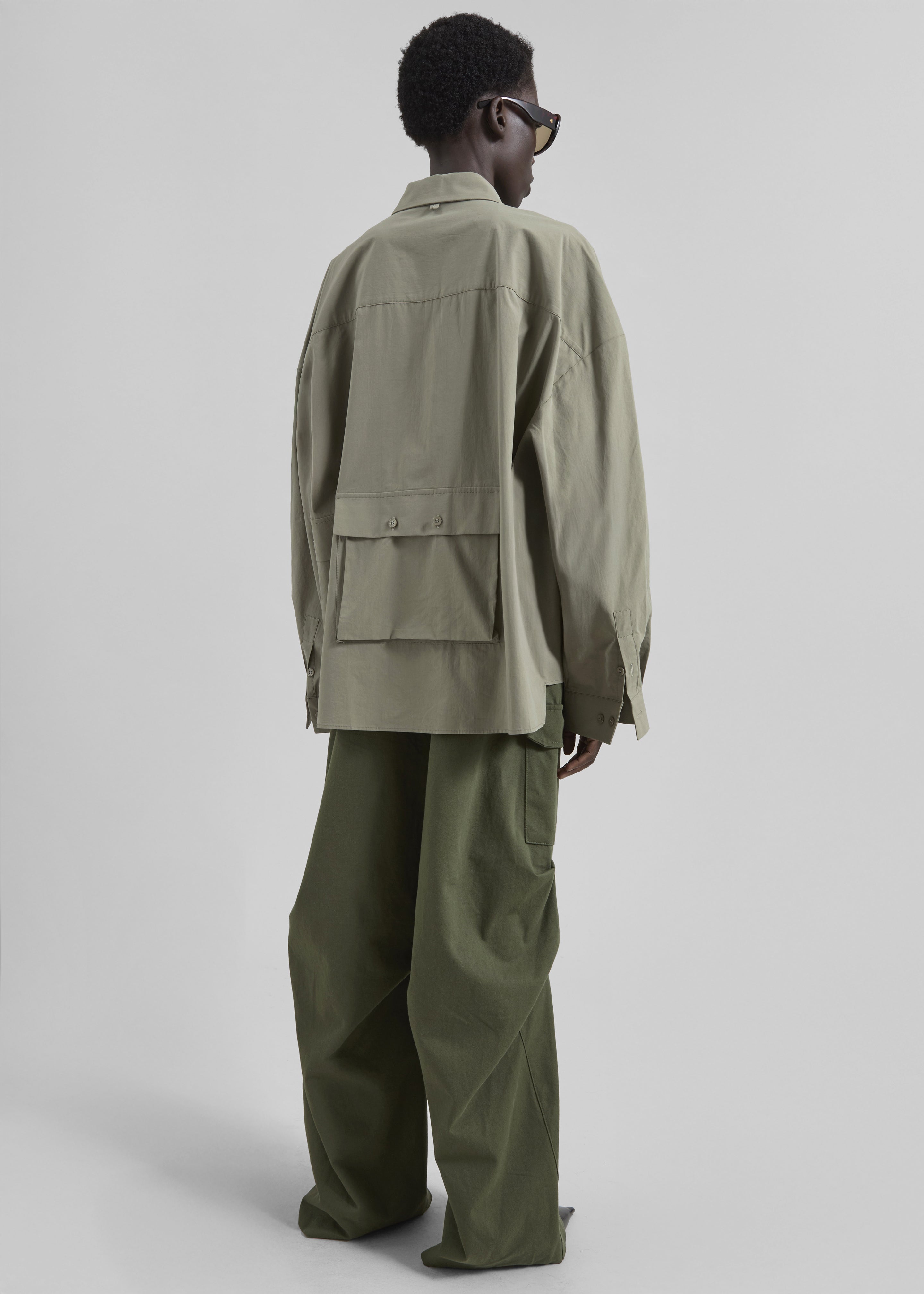 Bronte Cargo Pants - Army Green - 8
