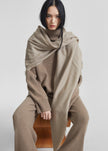 Sanova Twill Scarf - Taupe