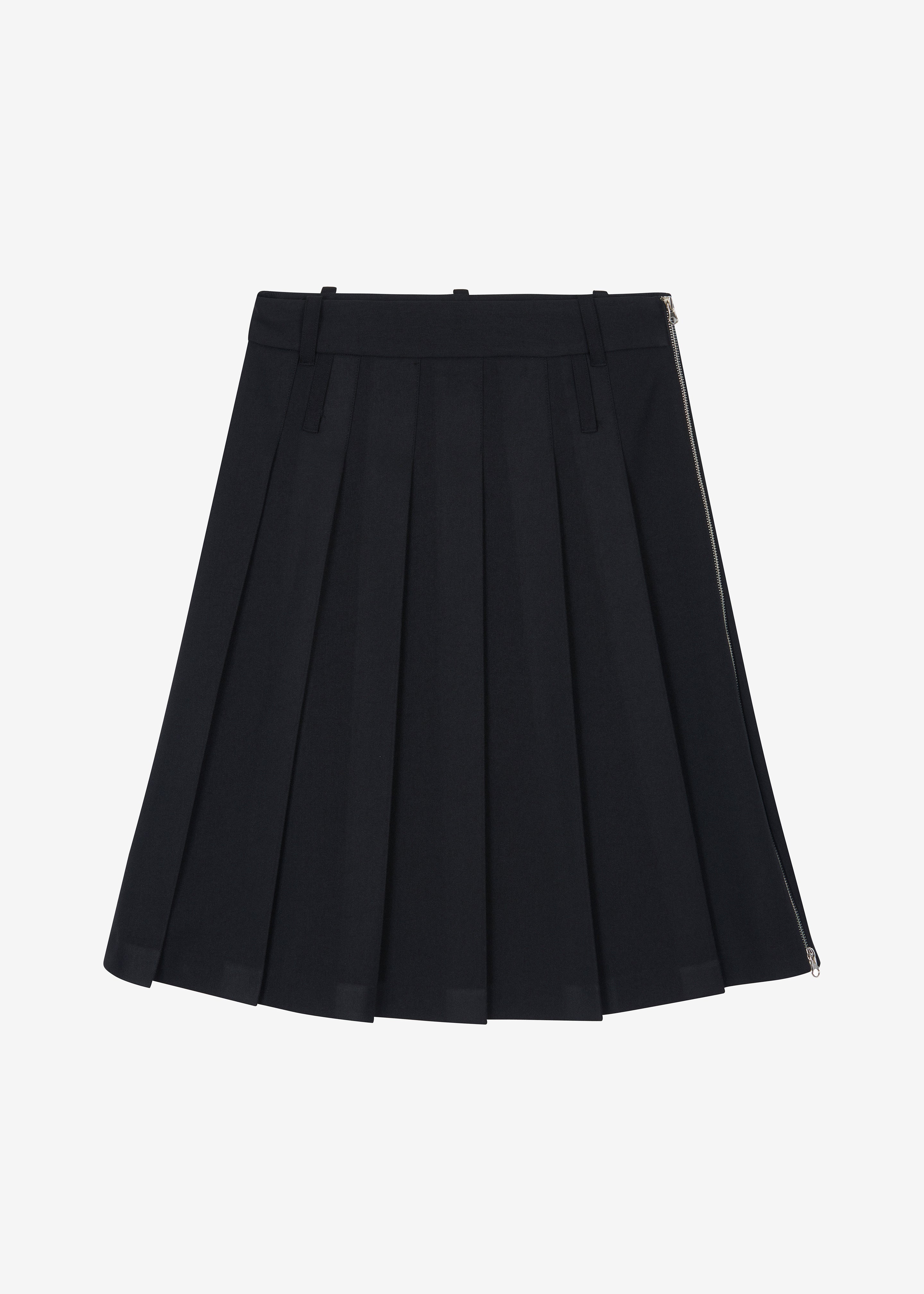 Sarina Pleated Skirt - Black - 9