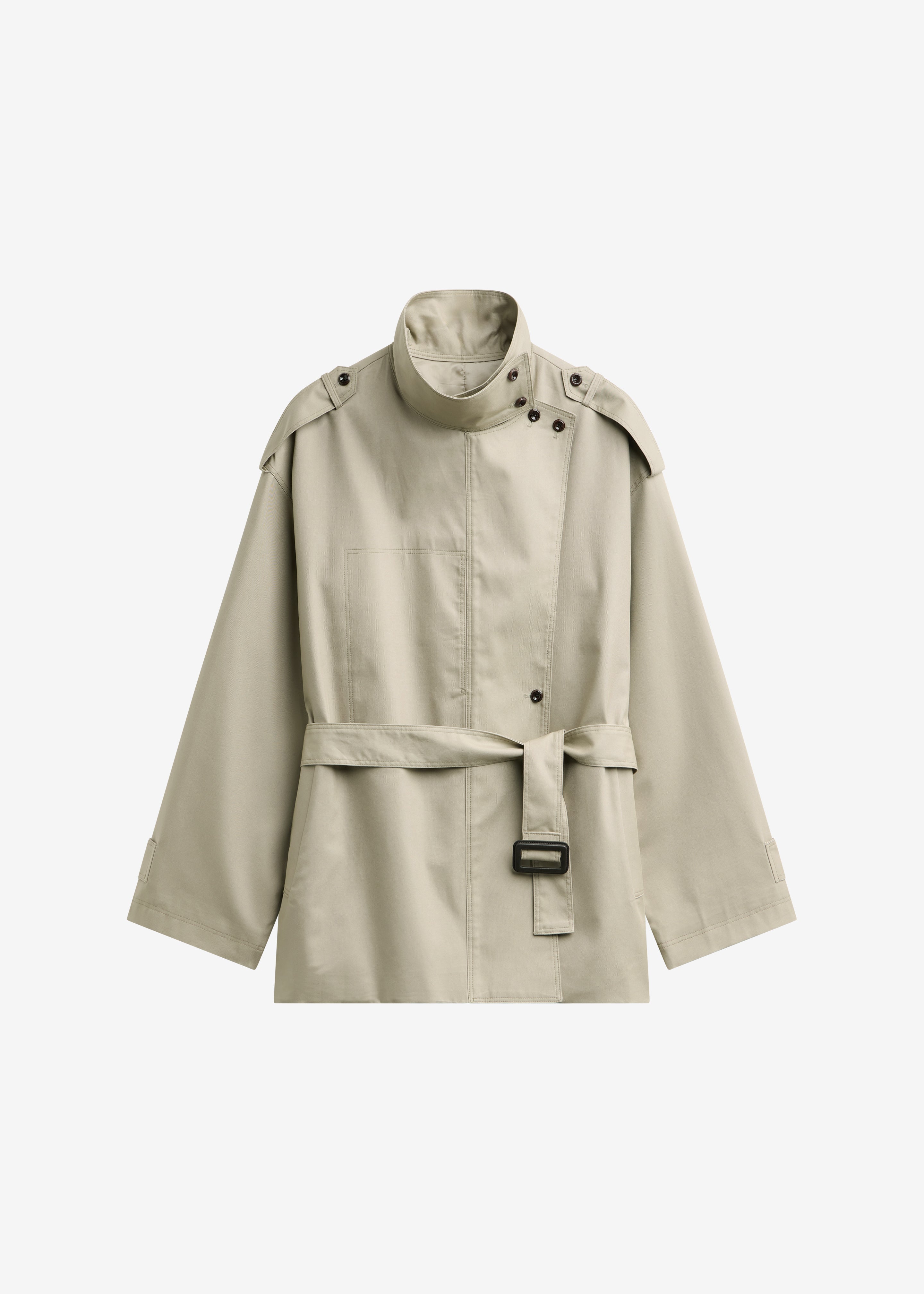 ⭐︎めめ　新品未使用品　HALF CAPE SHORT TRENCH Schagen Short Trench - Beige – The Frankie Shop Europe