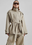 Schagen Short Trench - Beige