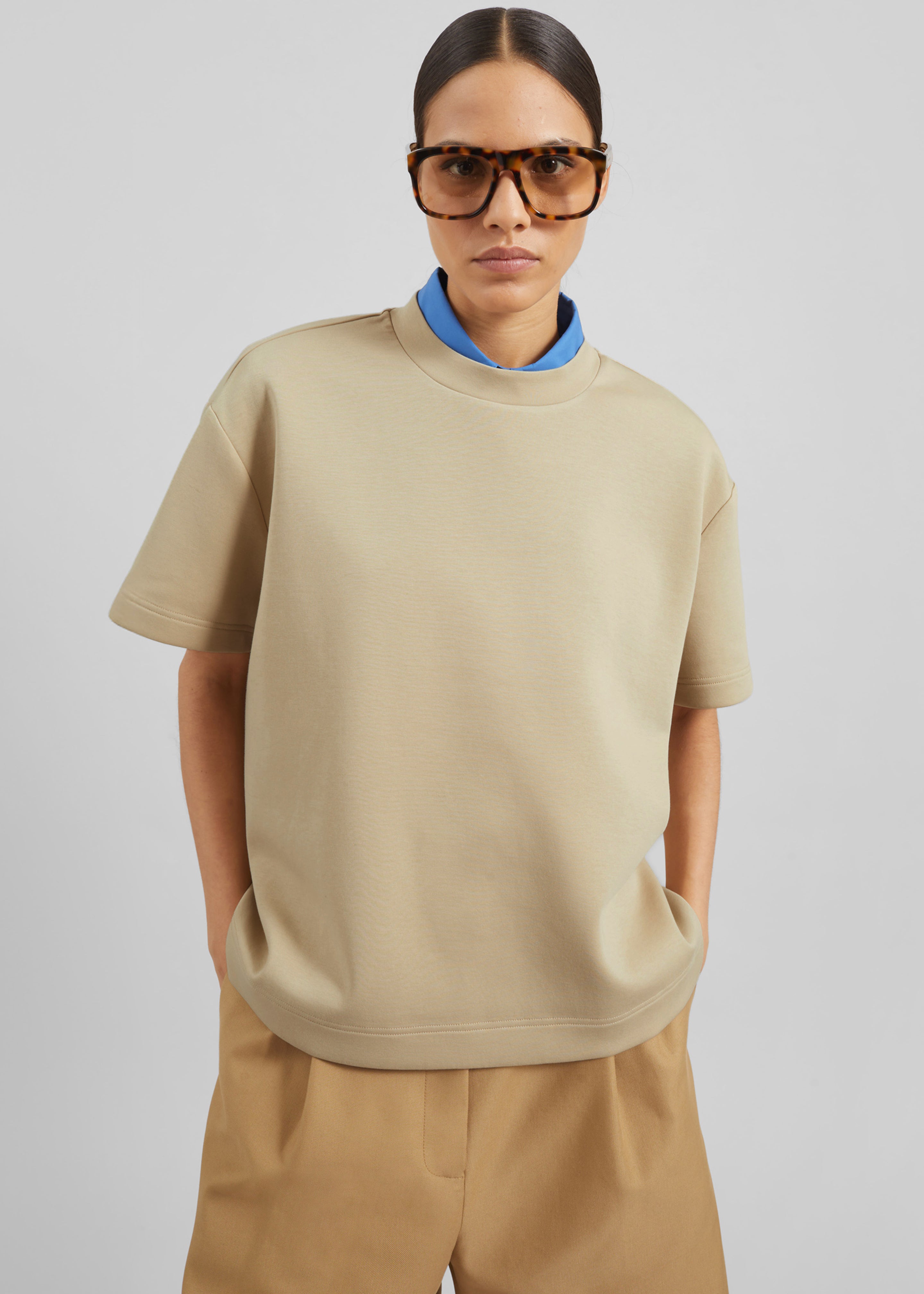 Scoob Boxy T-Shirt - Beige - 4