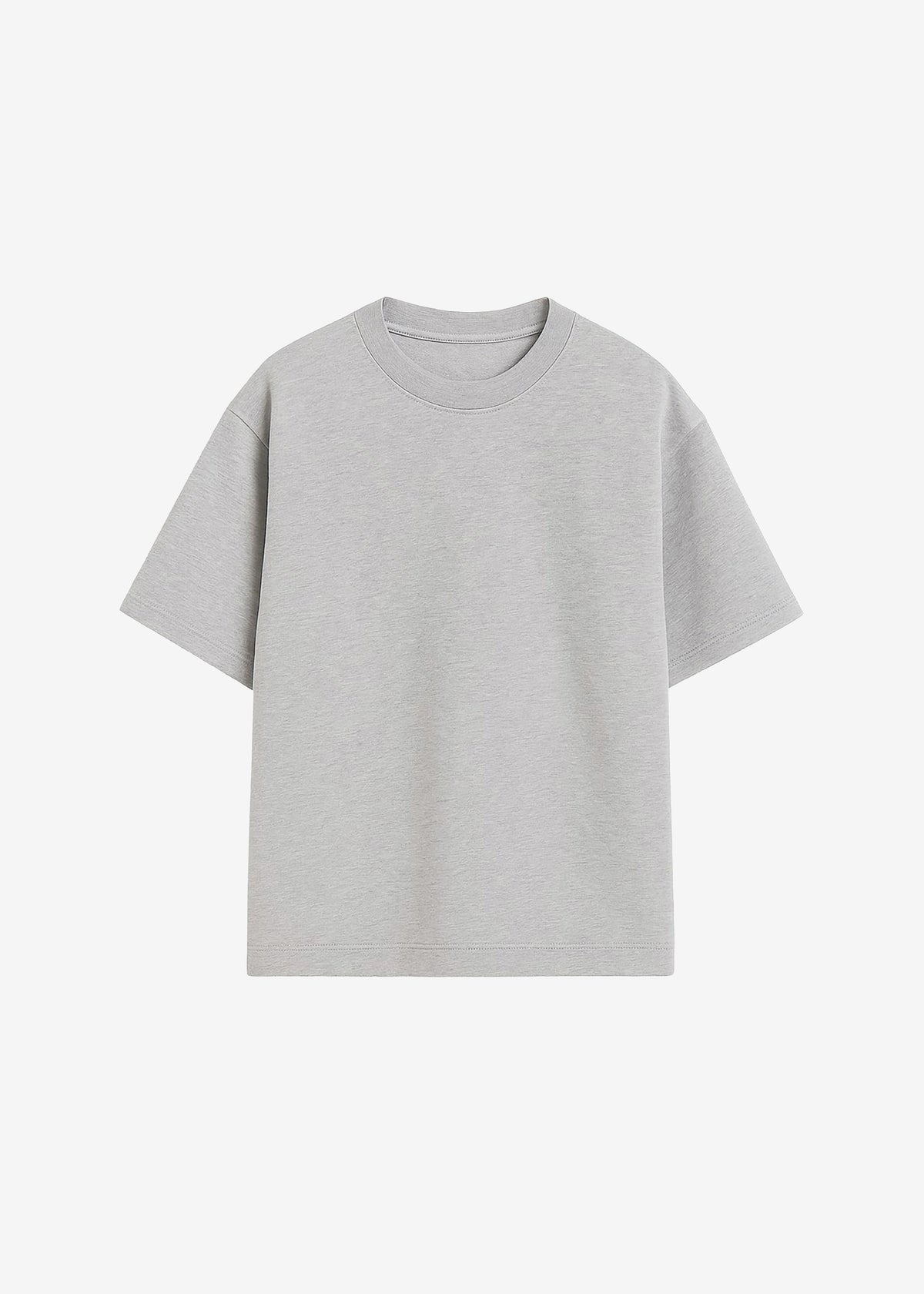 Scoob Boxy T-Shirt - Grey Melange - 7