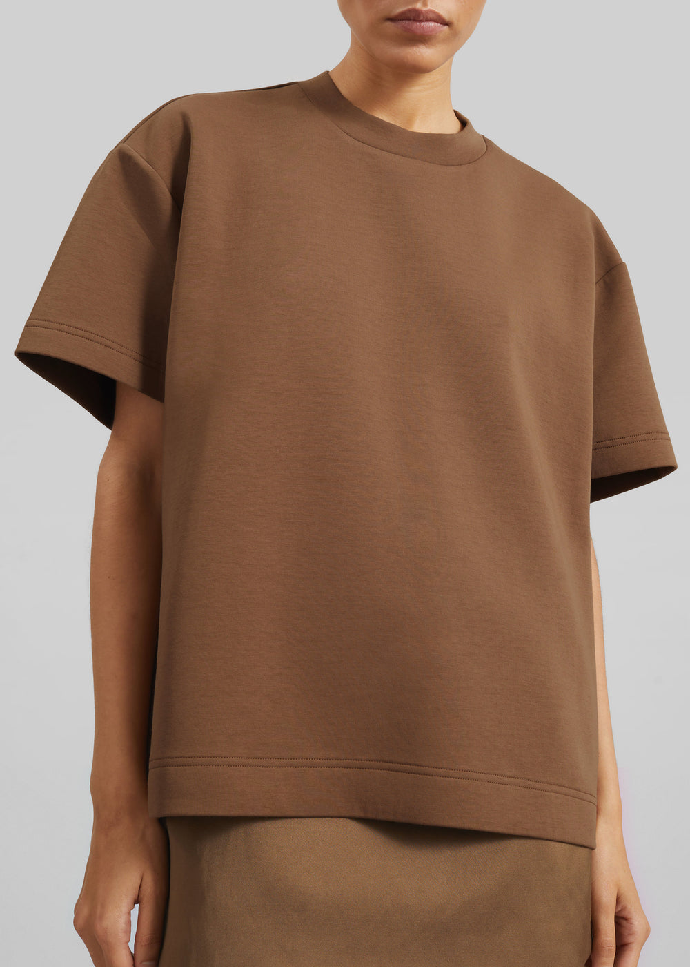 Scoob Boxy T-Shirt - Light Brown - 1