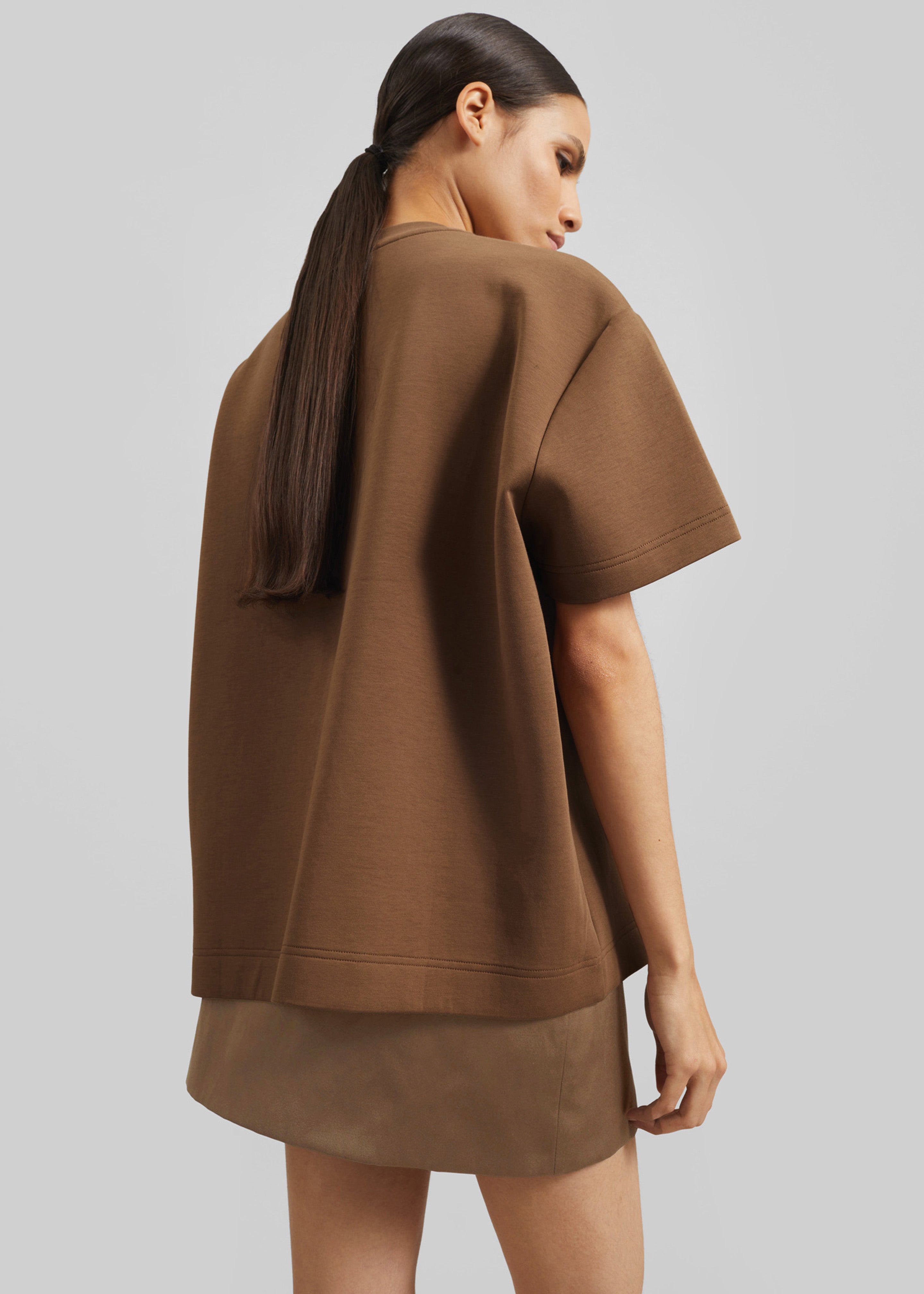 Scoob Boxy T-Shirt - Light Brown - 5