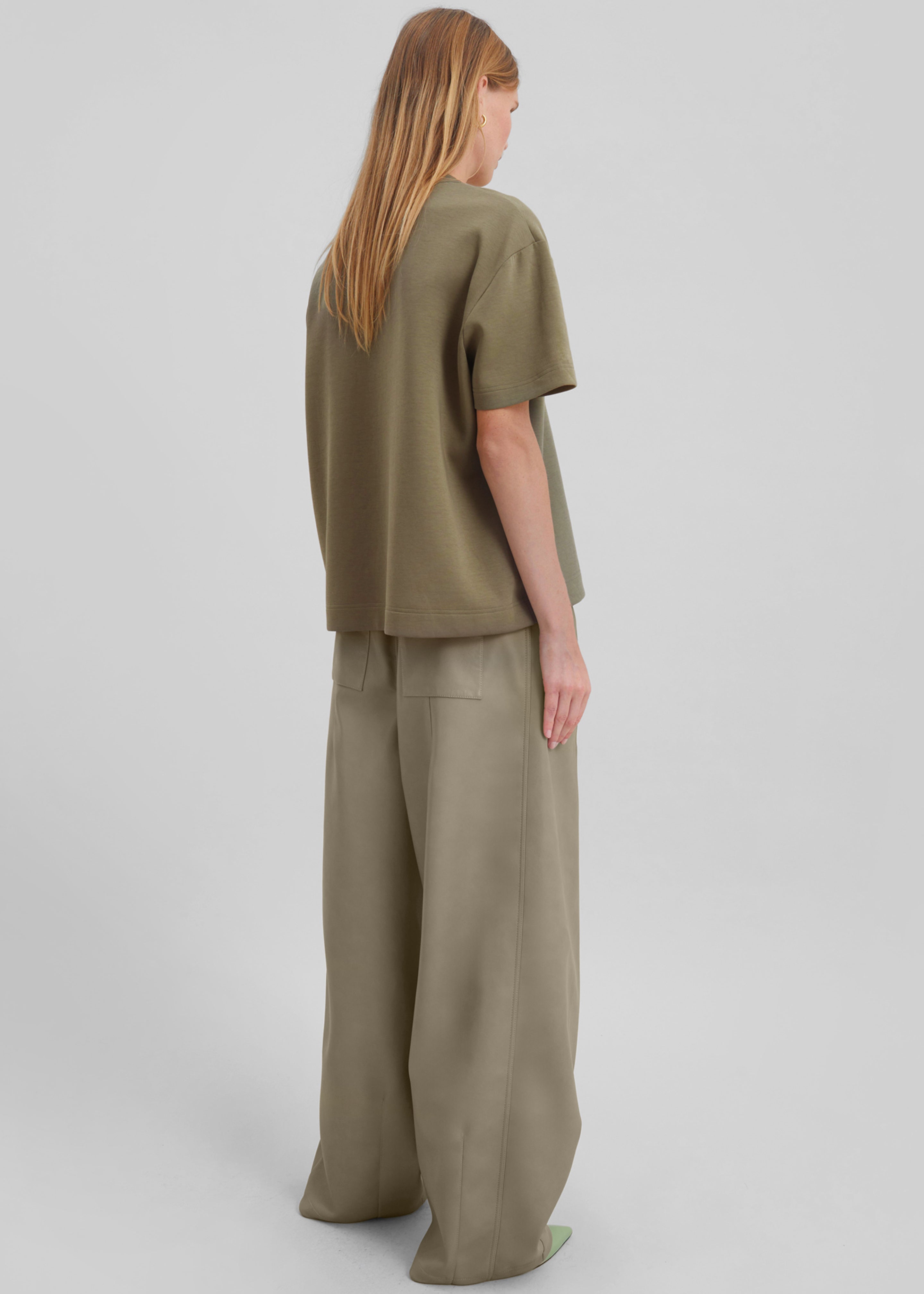 Scoob Boxy T-Shirt - Pale Olive - 6