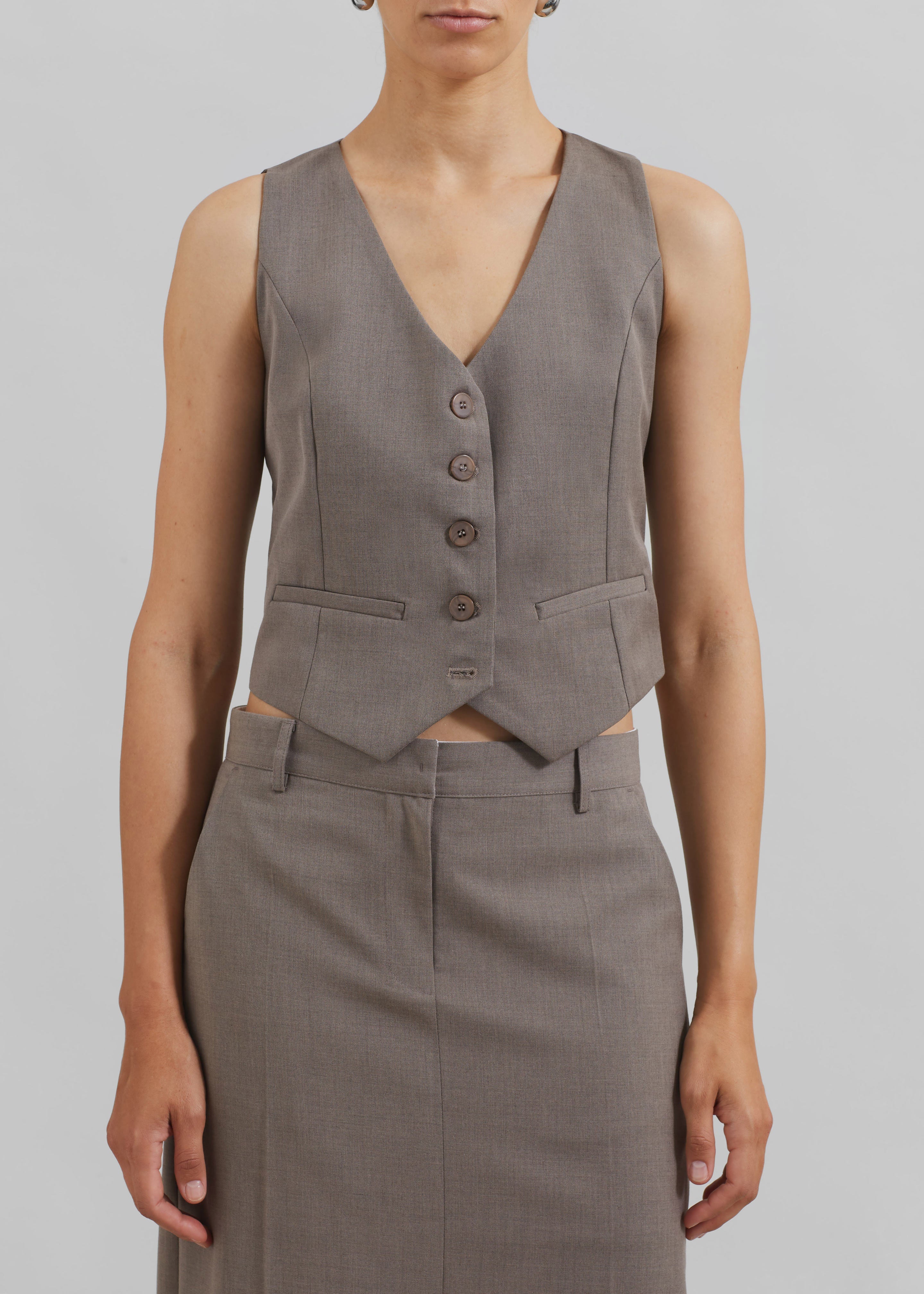 Seine Vest - Taupe - 5