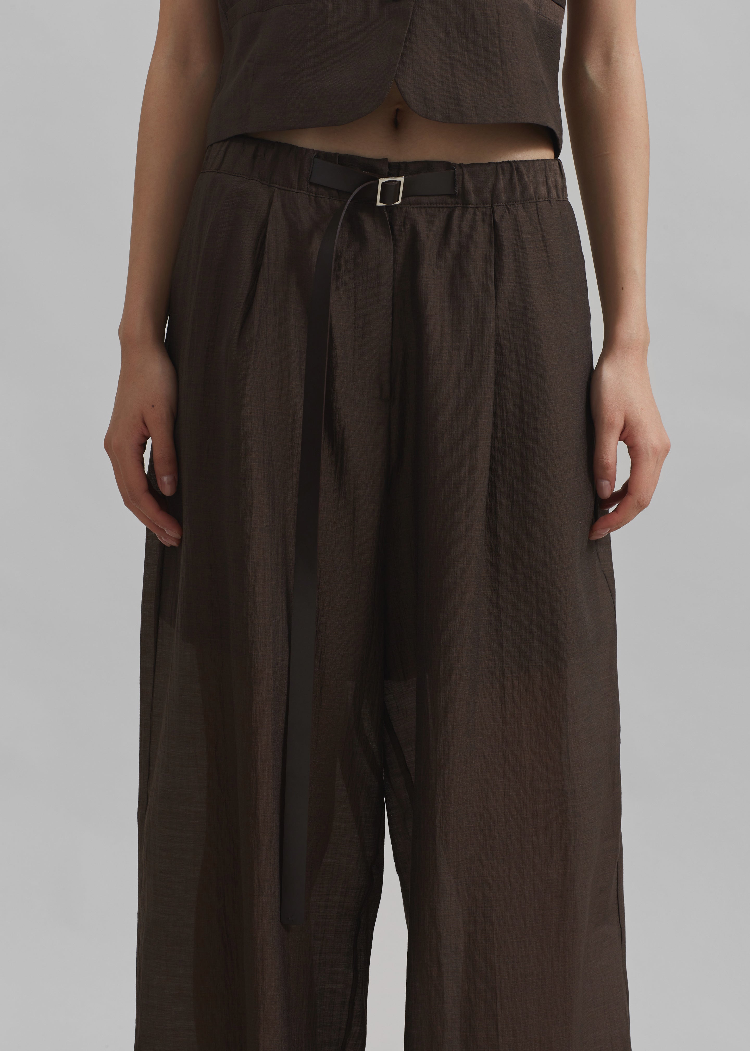 Selene Trousers - Chocolate - 3