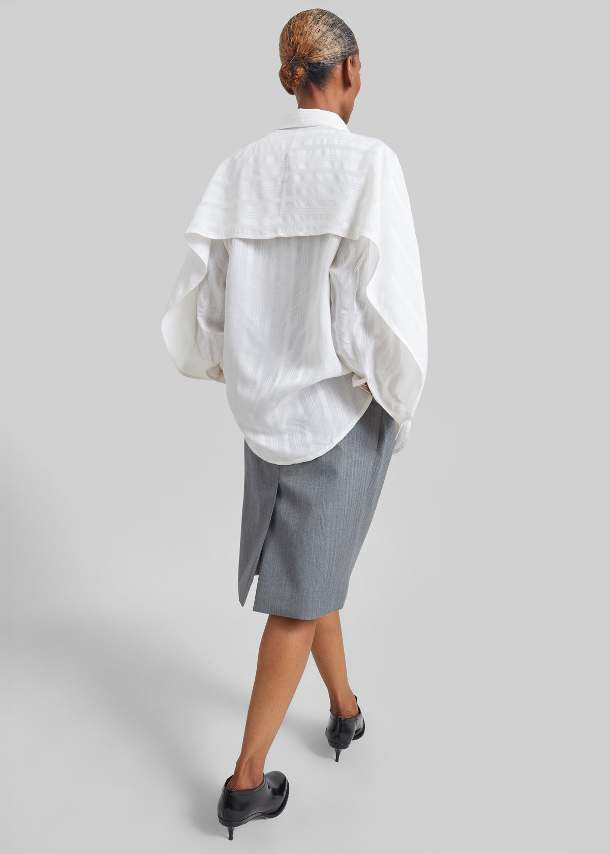 Camicia Selin con spacco sul retro - Bianco