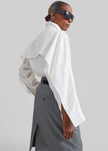 Camicia Selin con spacco sul retro - Bianco