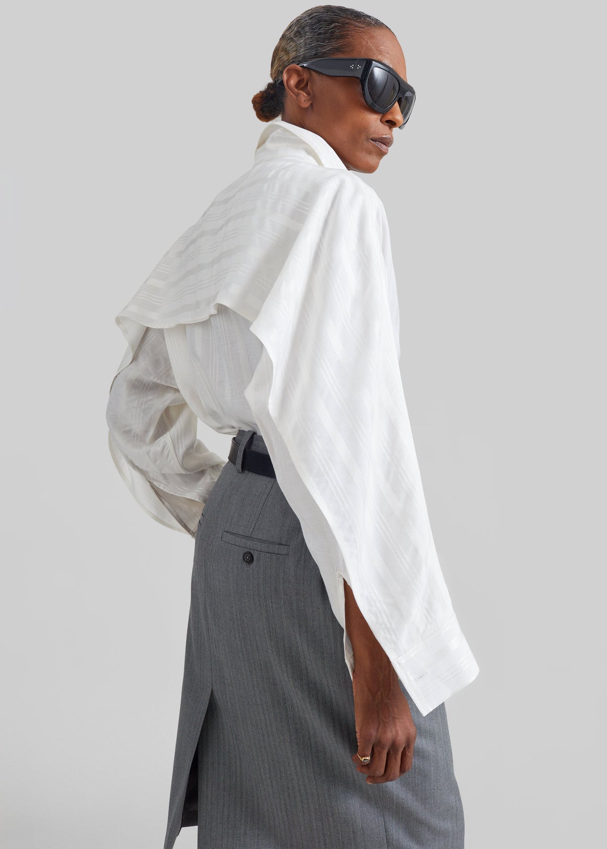 Camicia Selin con spacco sul retro - Bianco