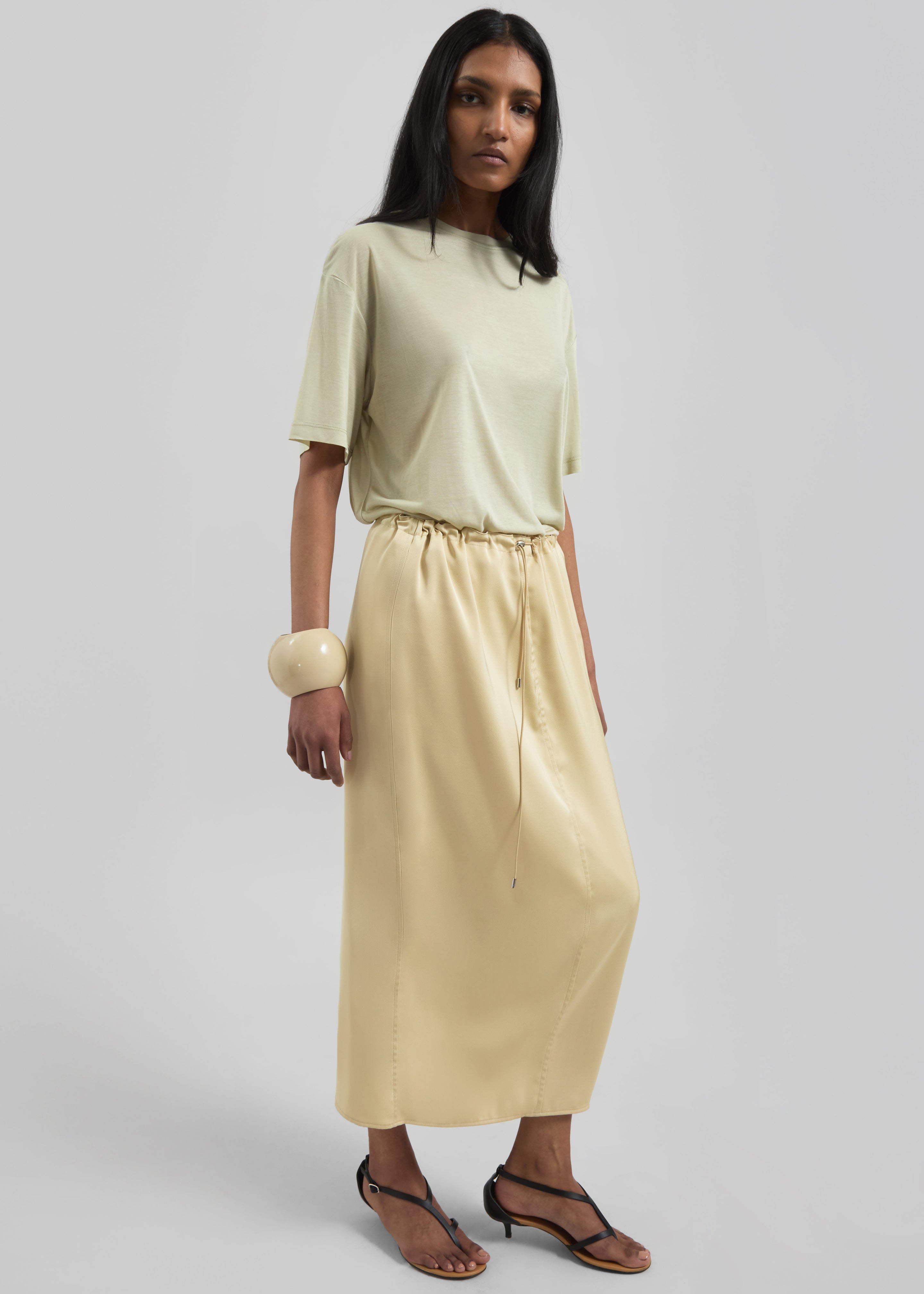 Selvan Sheer T-Shirt - Cement - 4