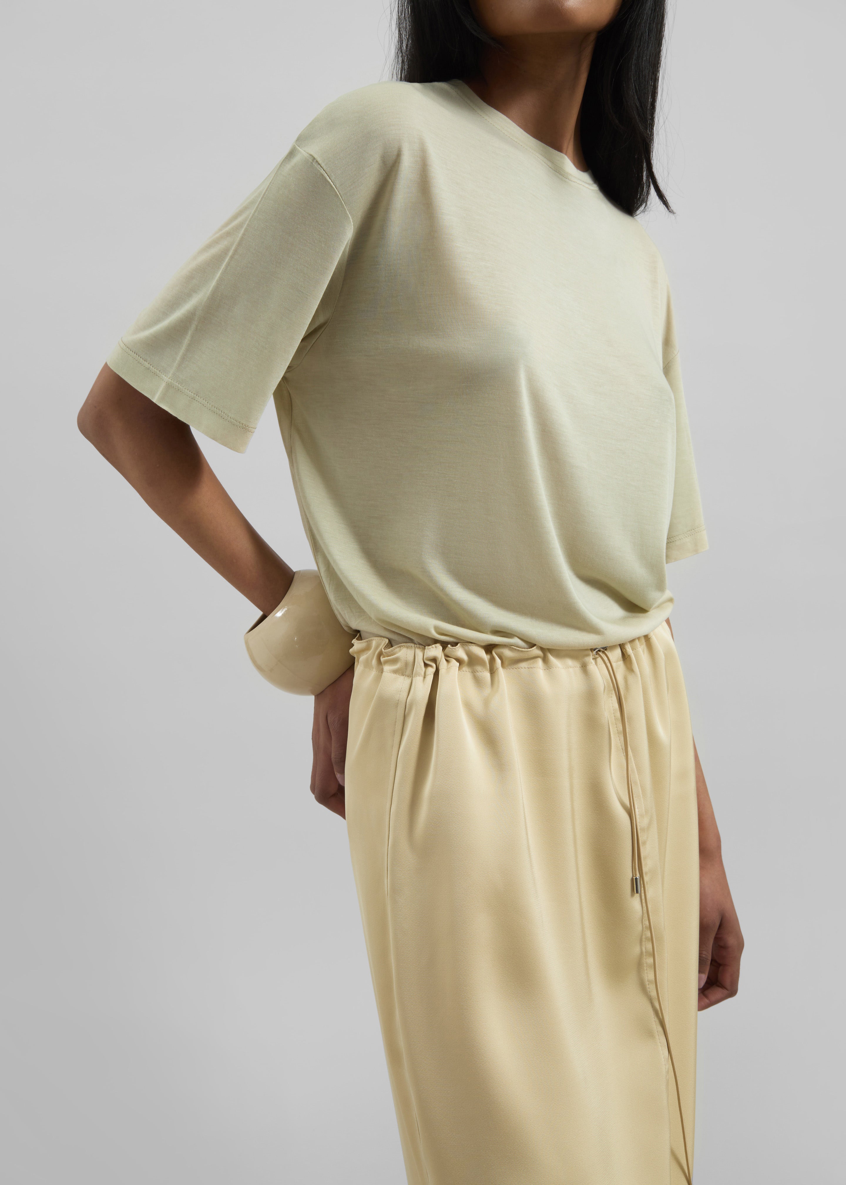 Selvan Sheer T-Shirt - Cement - 5