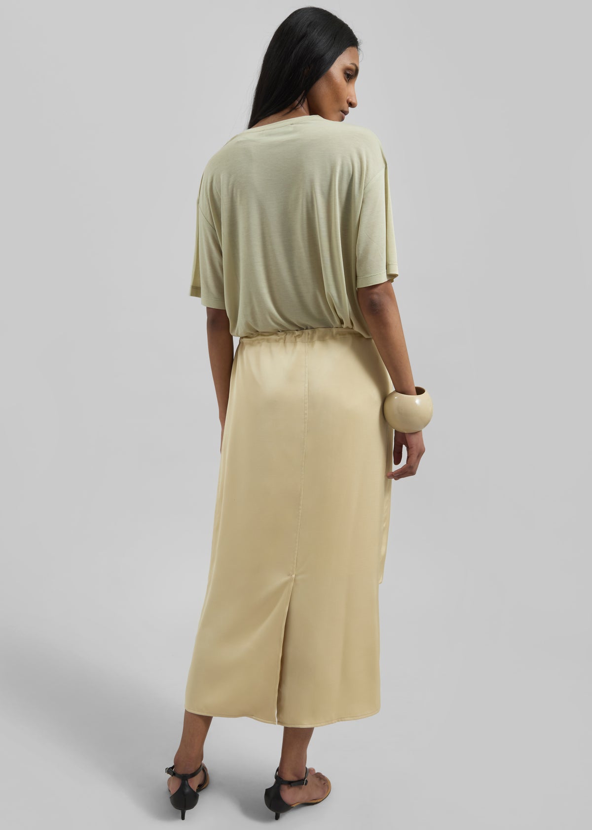 Selvan Sheer T-Shirt - Cement - 6
