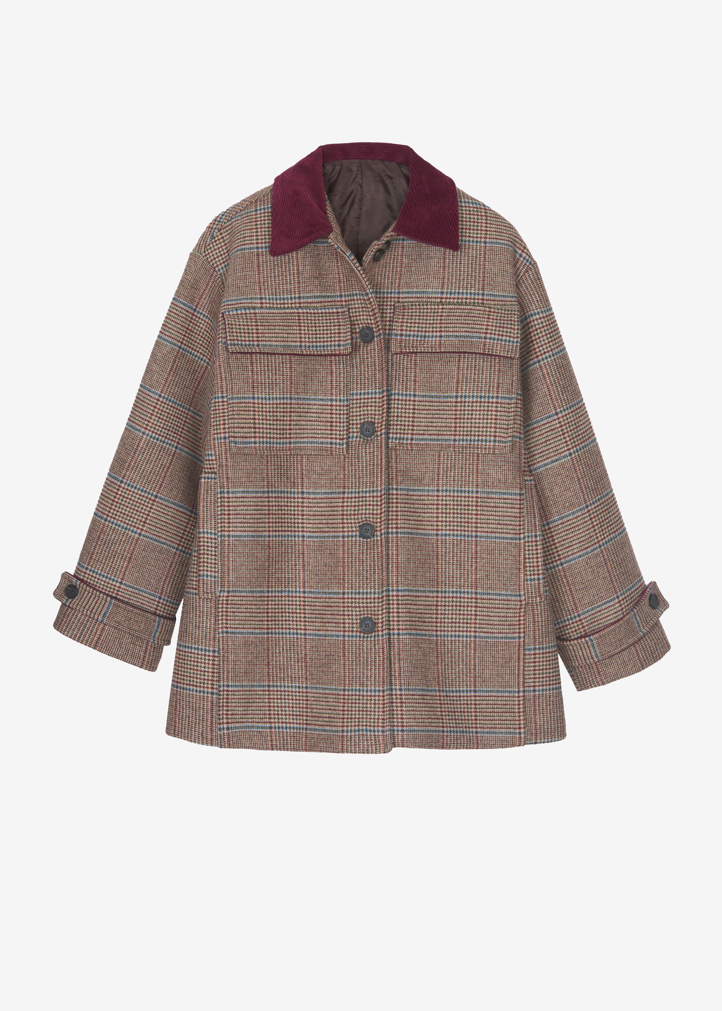 Selworth Plaid Wool Jacket - Multicolor - 11