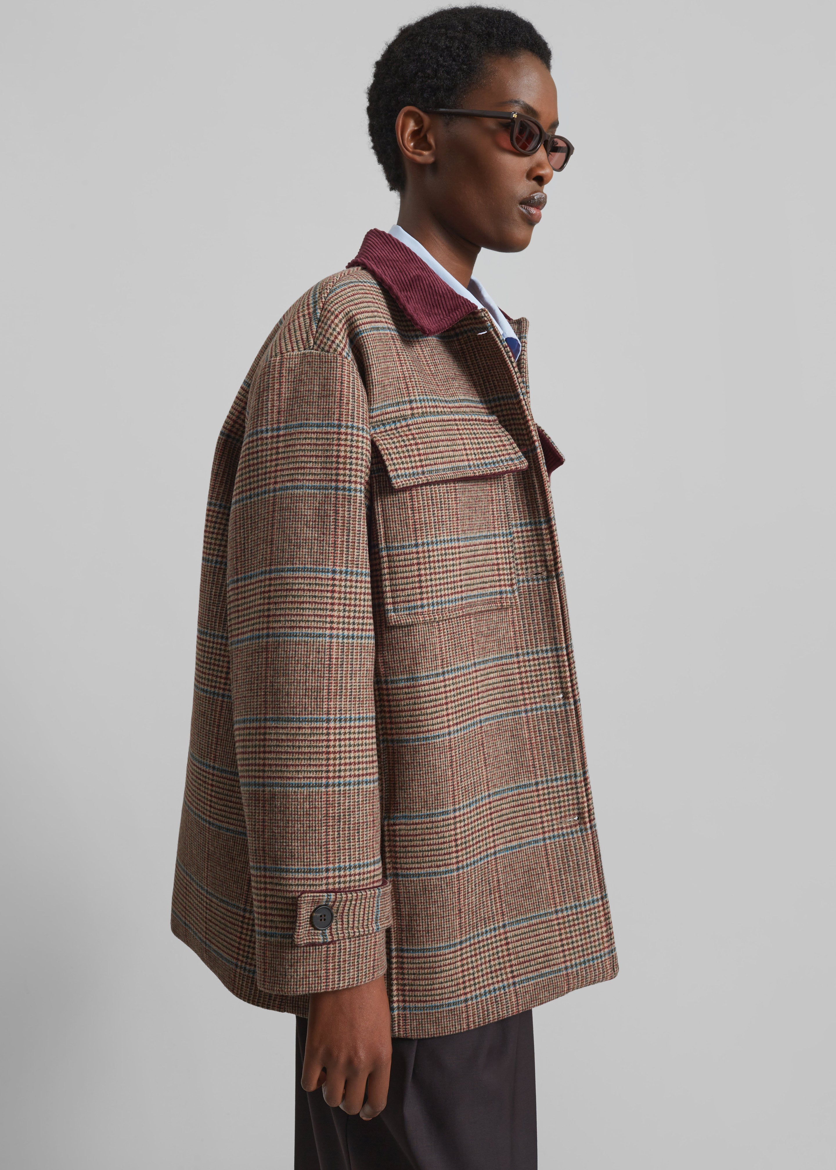 Selworth Plaid Wool Jacket - Multicolor - 9