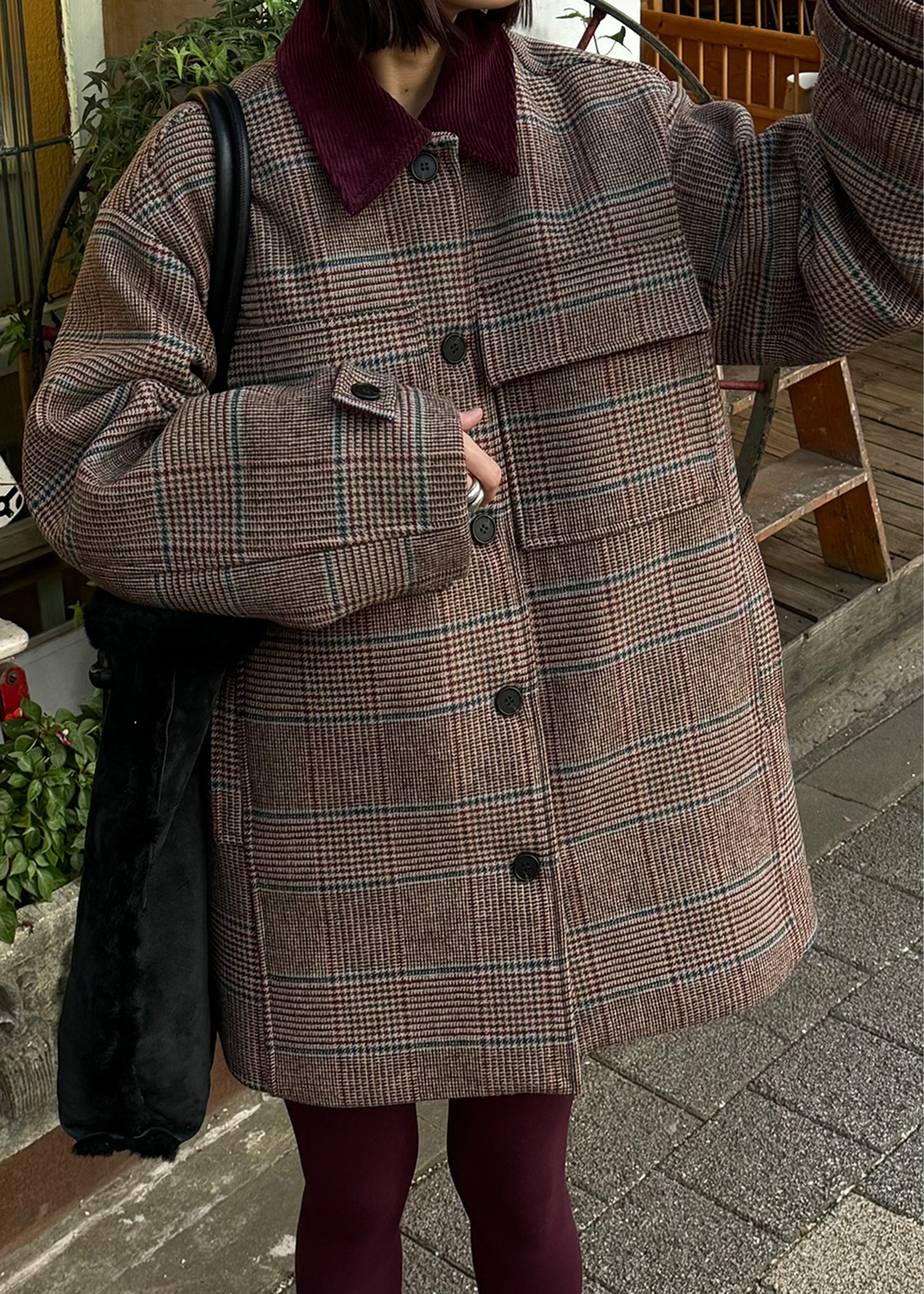 Selworth Plaid Wool Jacket - Multicolor - 4