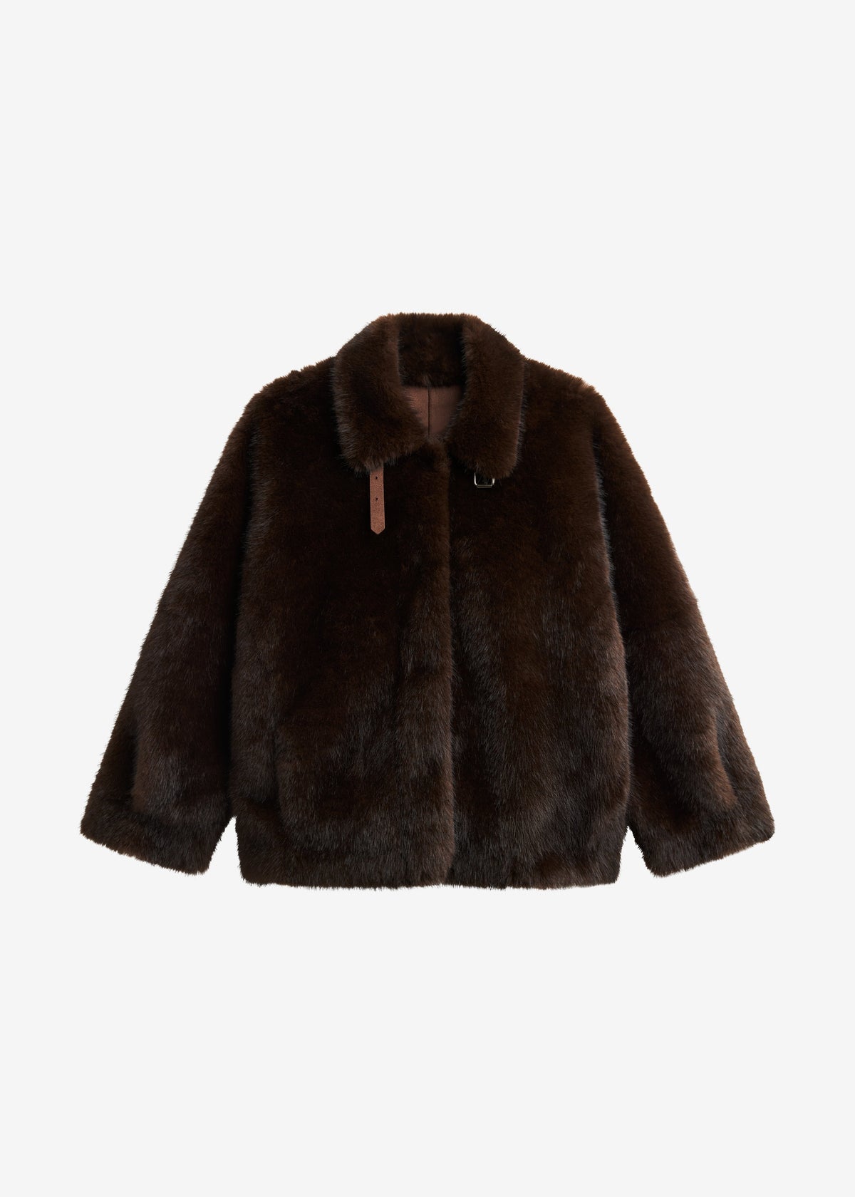 Veste Senja en fausse fourrure - Marron foncé - 6