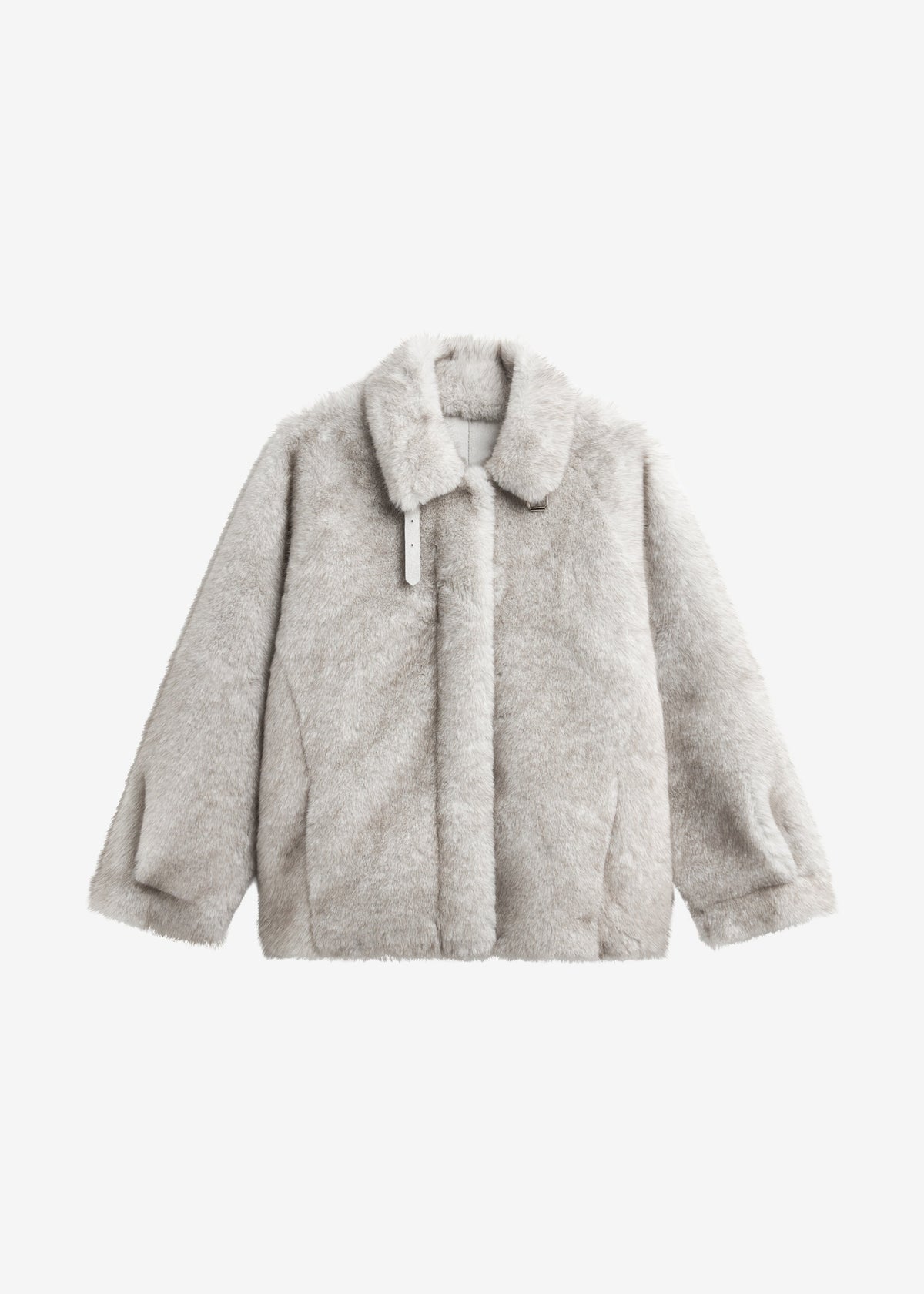Senja Faux Fur Jacket - Light Beige - 7