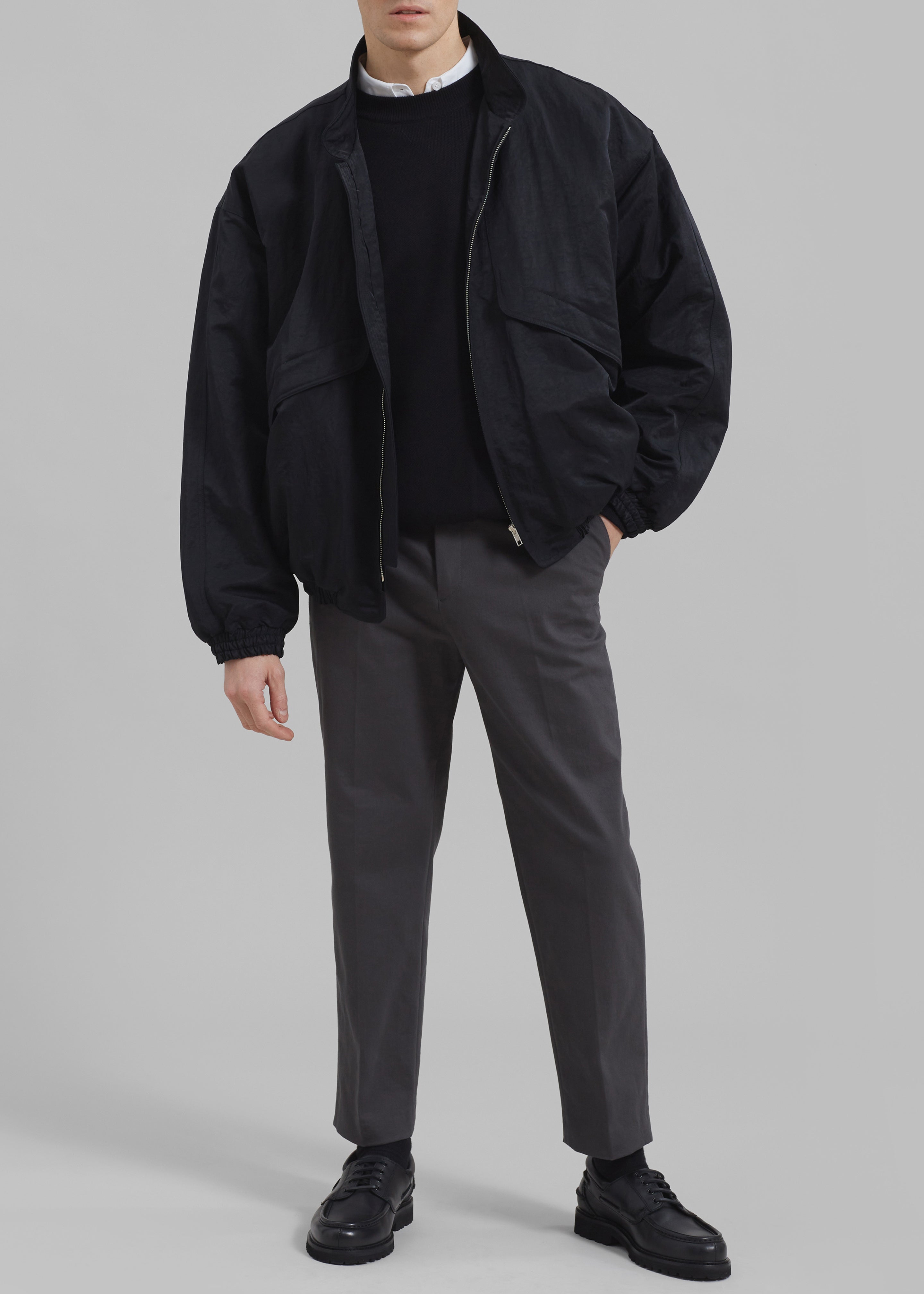 Seth Oversized Jacket - Black - 5