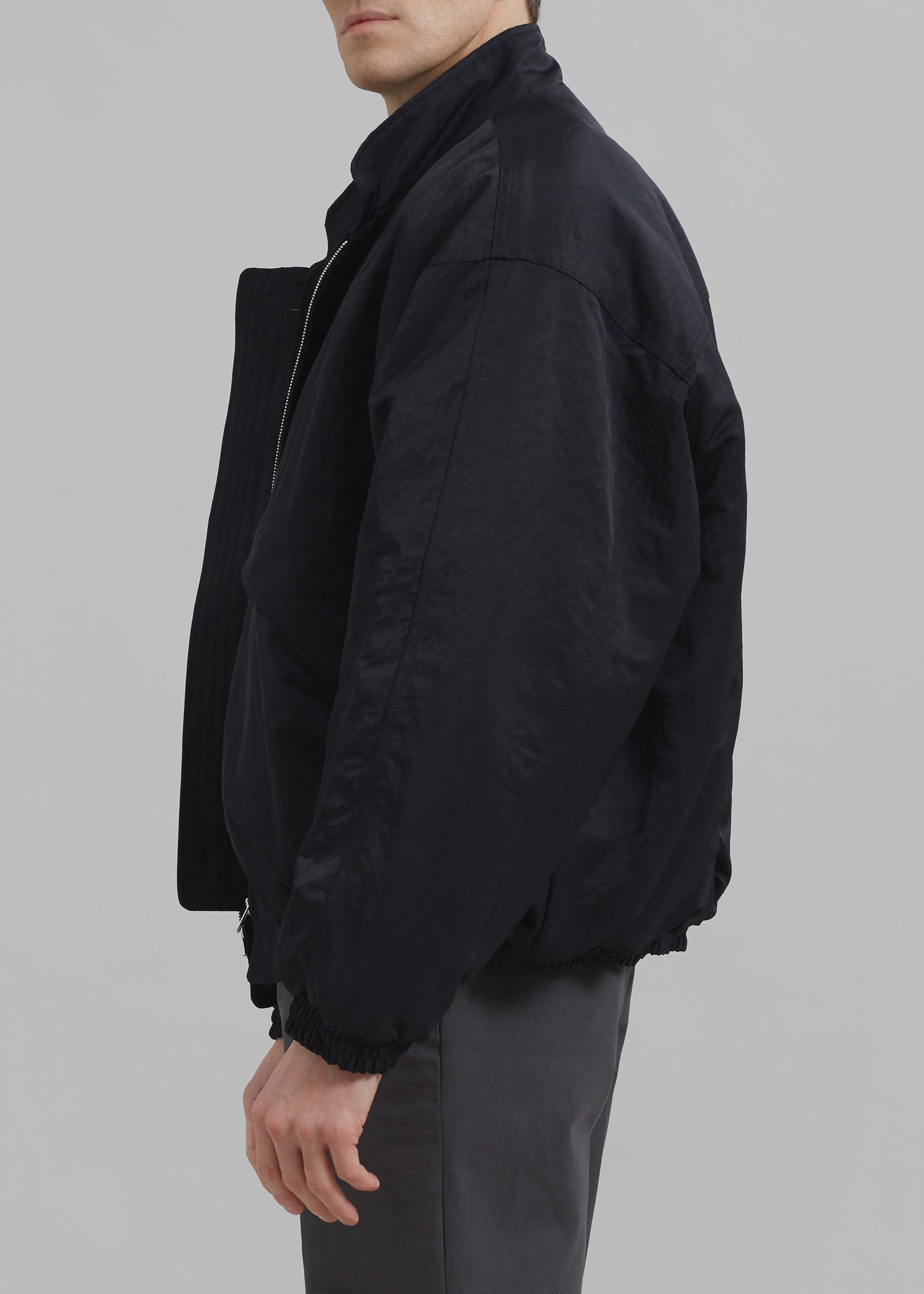 Seth Oversized Jacket - Black - 4
