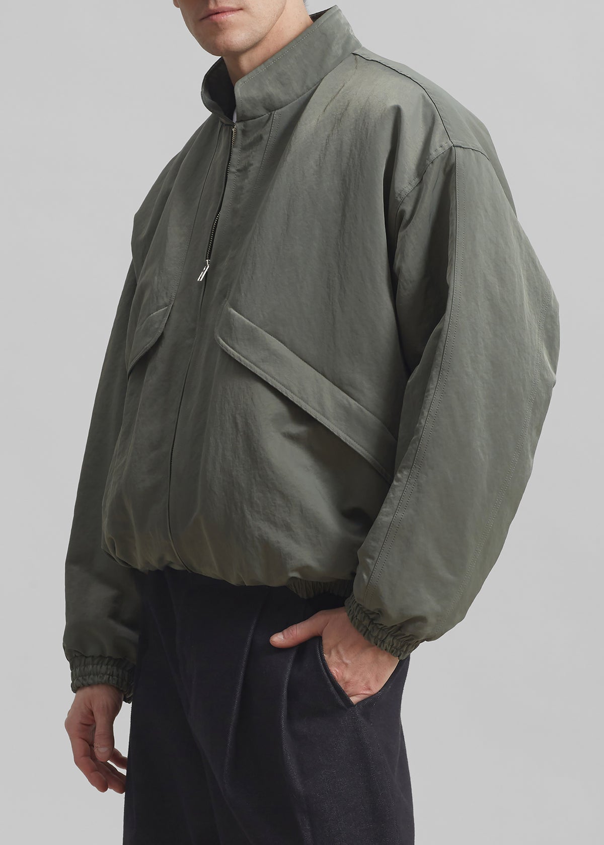 Seth Oversized Jacket - Khaki - 7