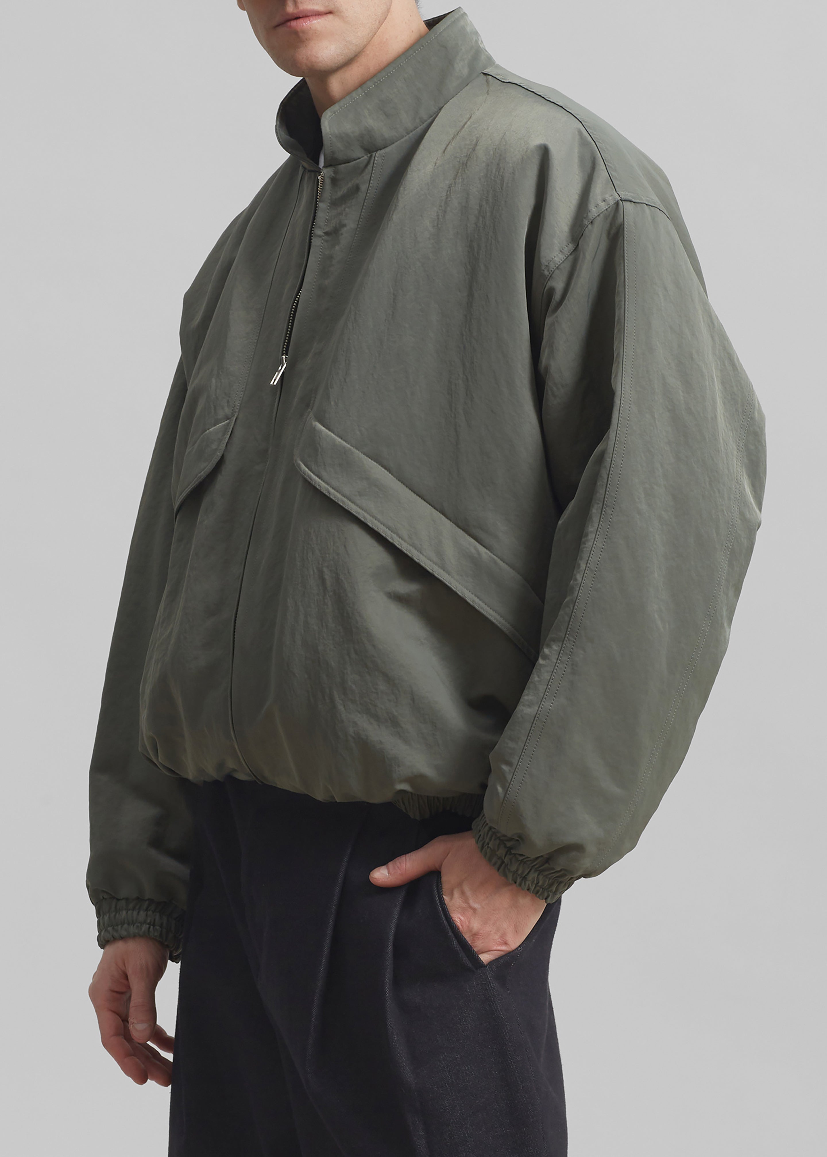 Seth Oversized Jacket - Khaki - 7