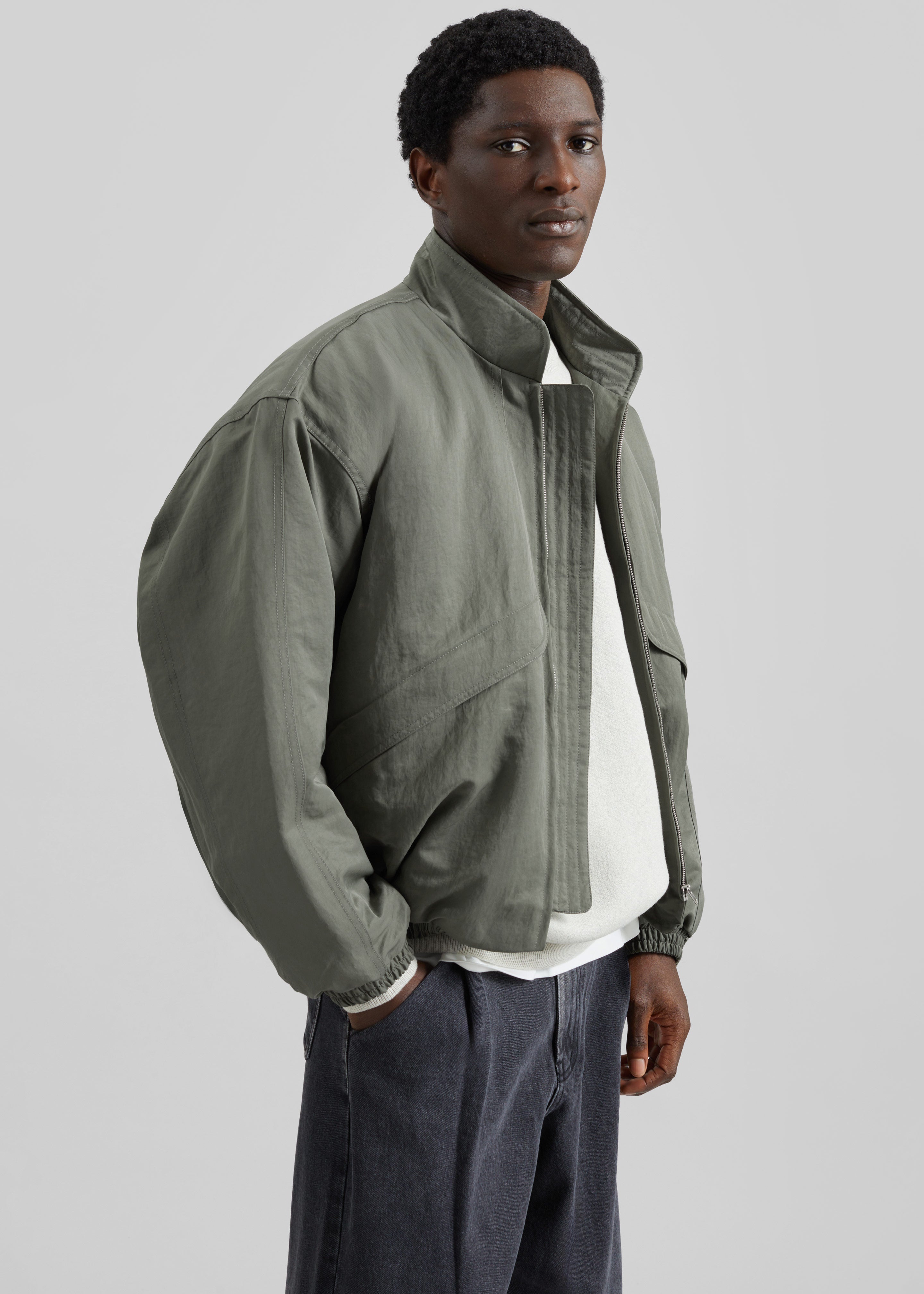Seth Oversized Jacket - Khaki – The Frankie Shop Europe