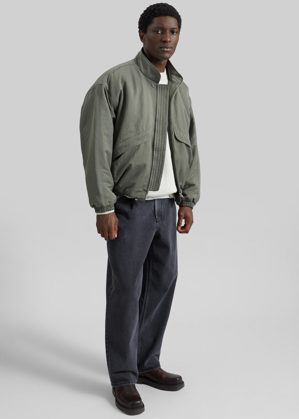 Seth Oversized Jacket - Khaki - 1