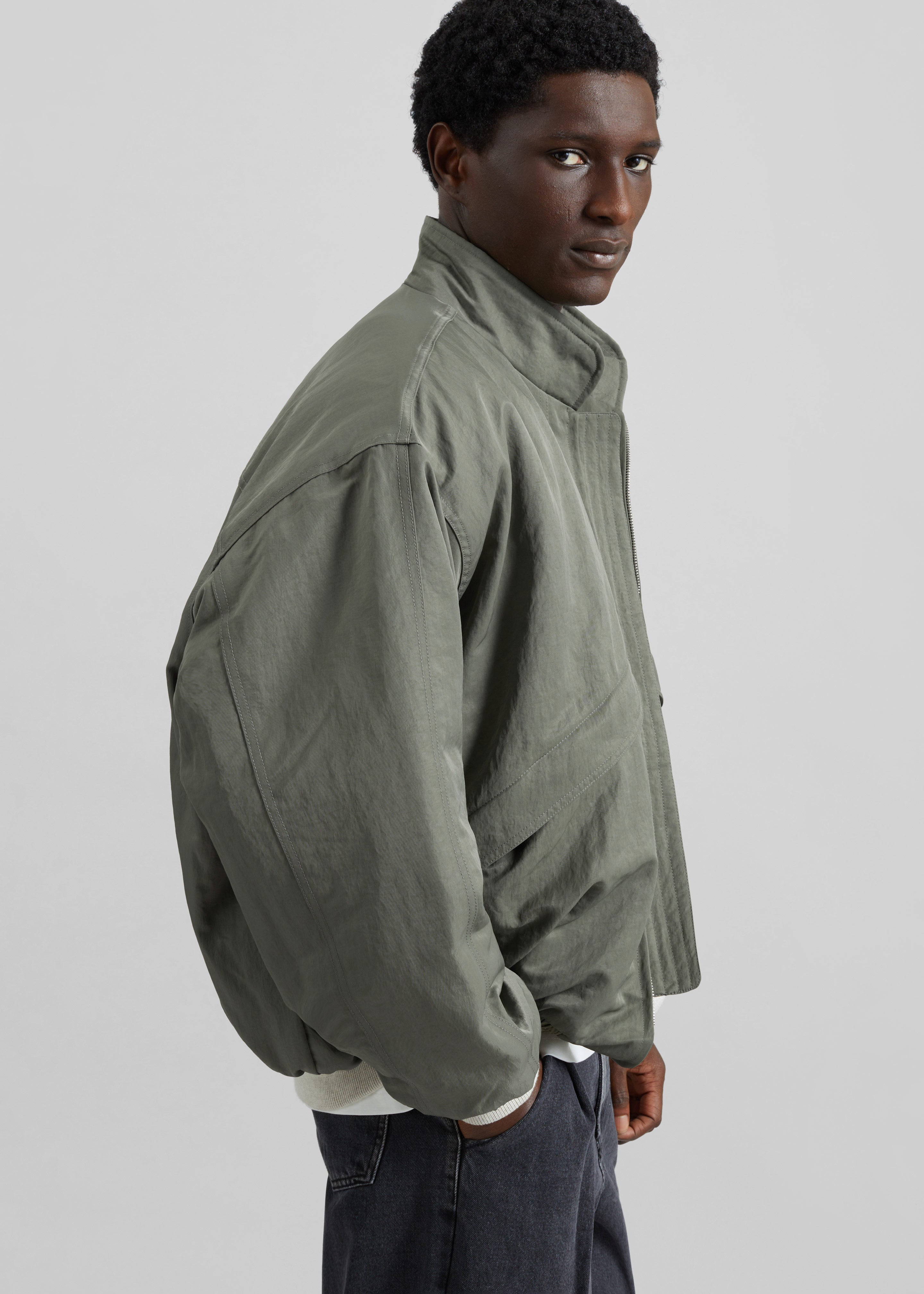 Seth Oversized Jacket - Khaki – The Frankie Shop Europe