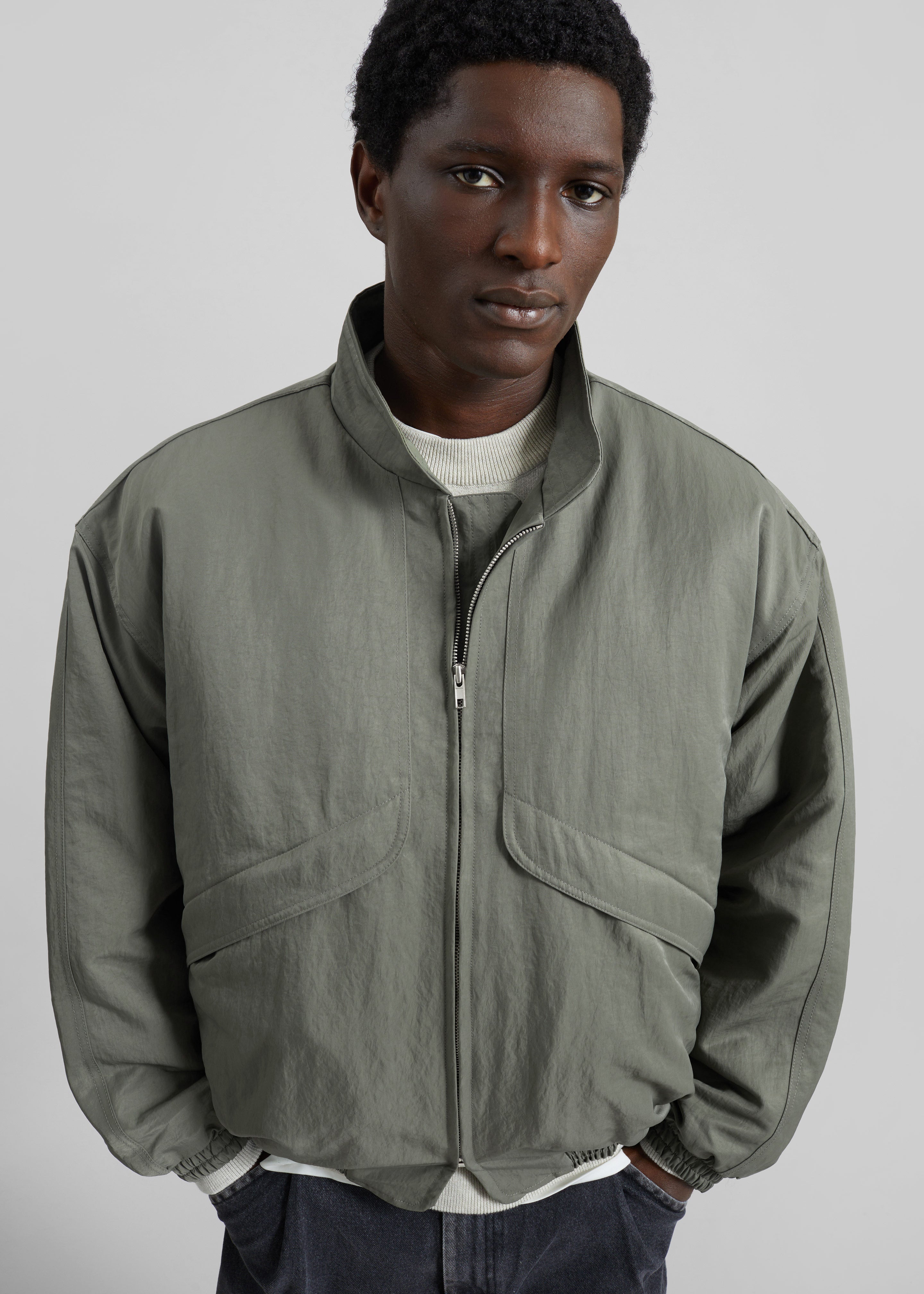 Seth Oversized Jacket - Khaki – The Frankie Shop Europe