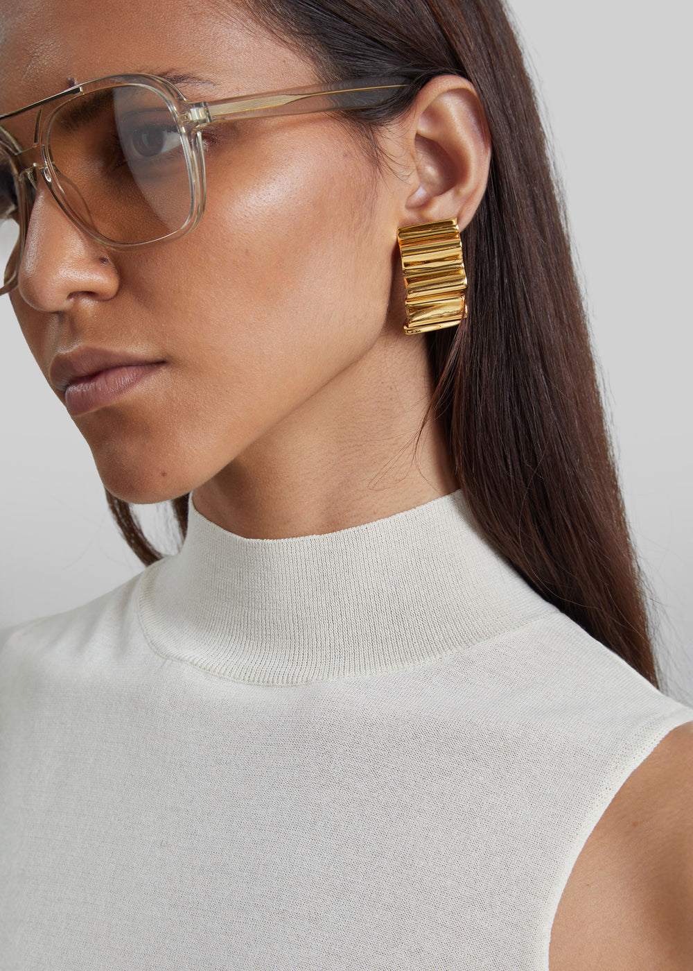 Sharra Pagano Dune Earrings - Gold - 1