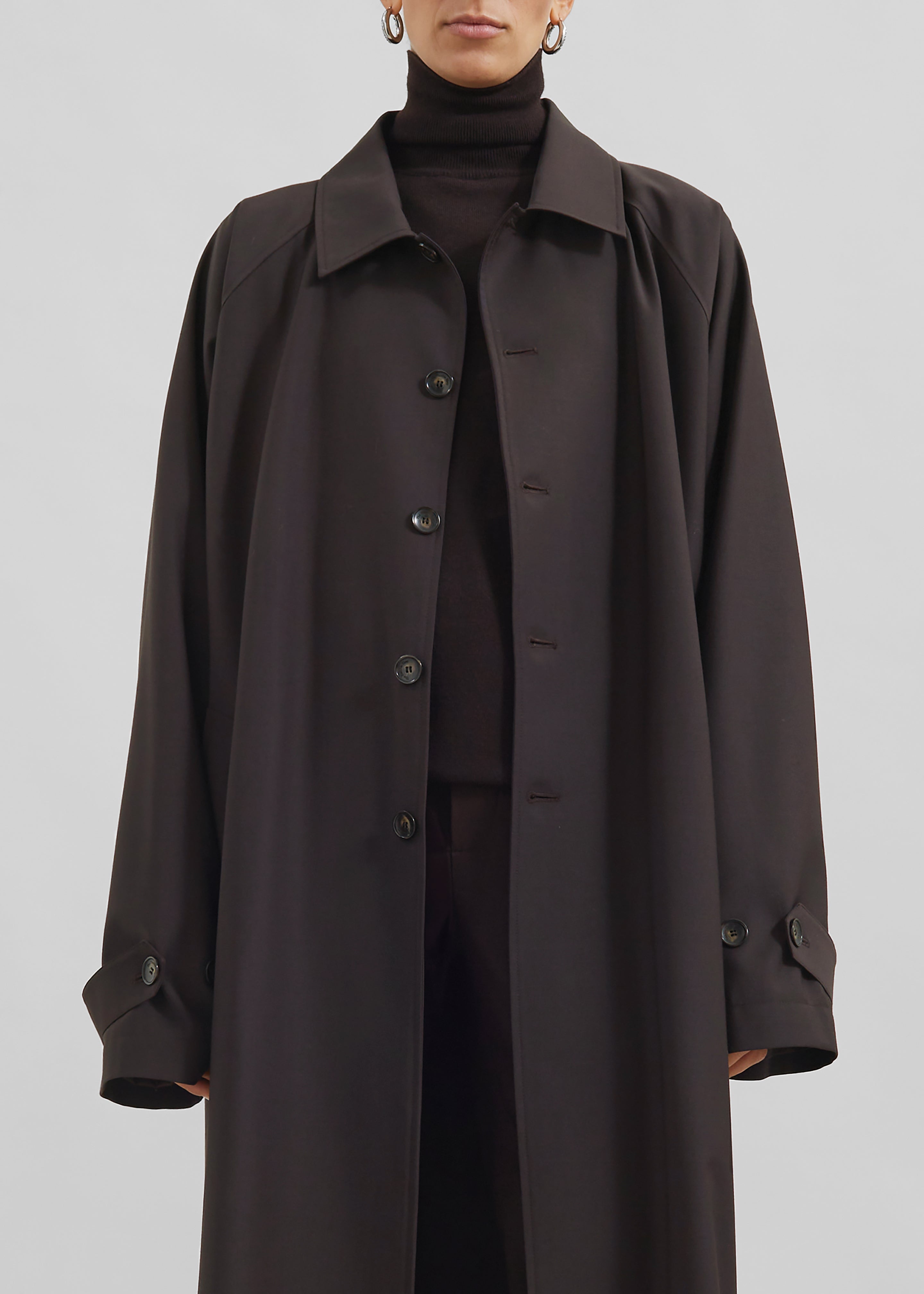 Shay Trench Coat - Brown - 11