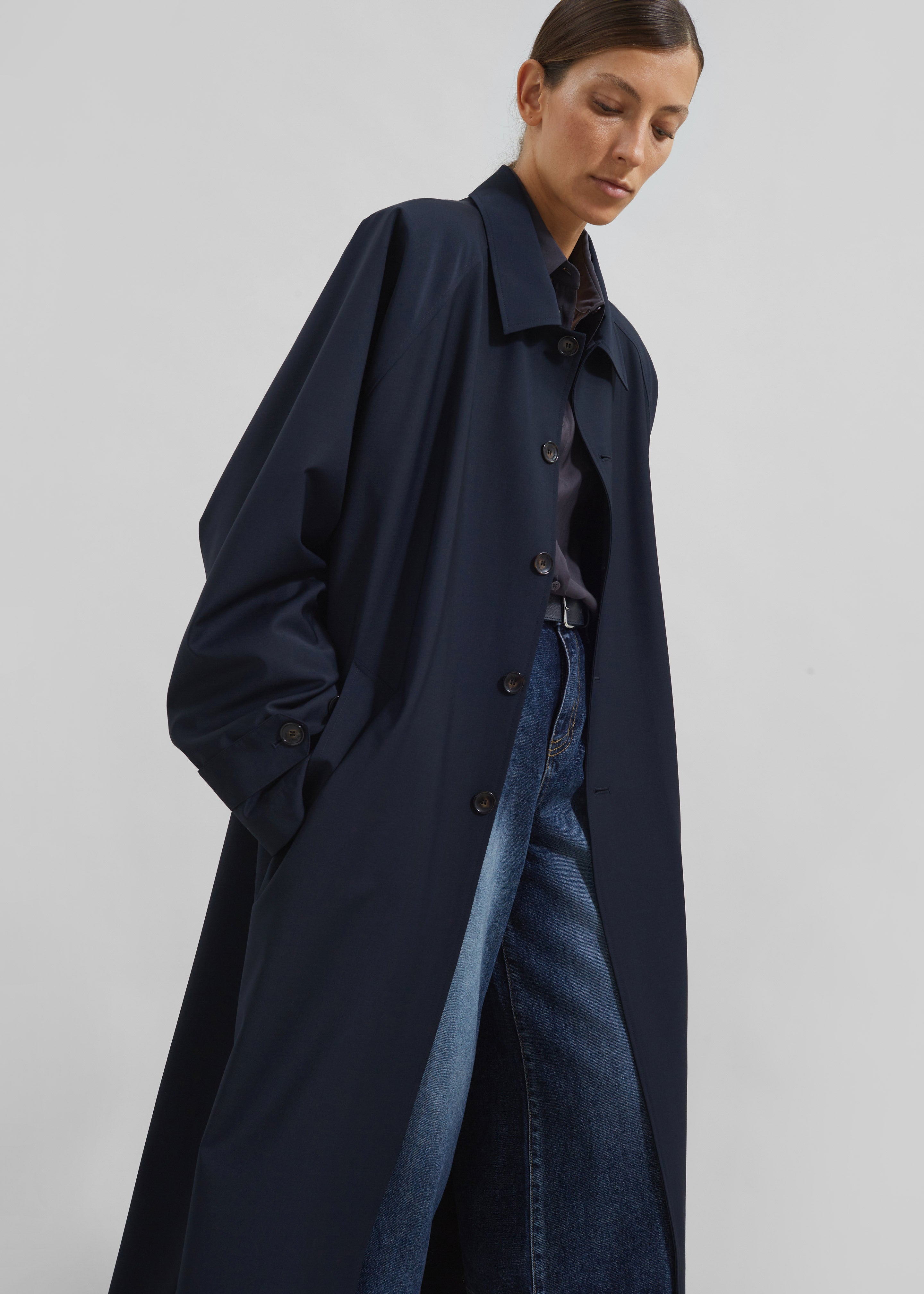 PHEENY フィーニー trench coat navy｜ジャケット・アウター