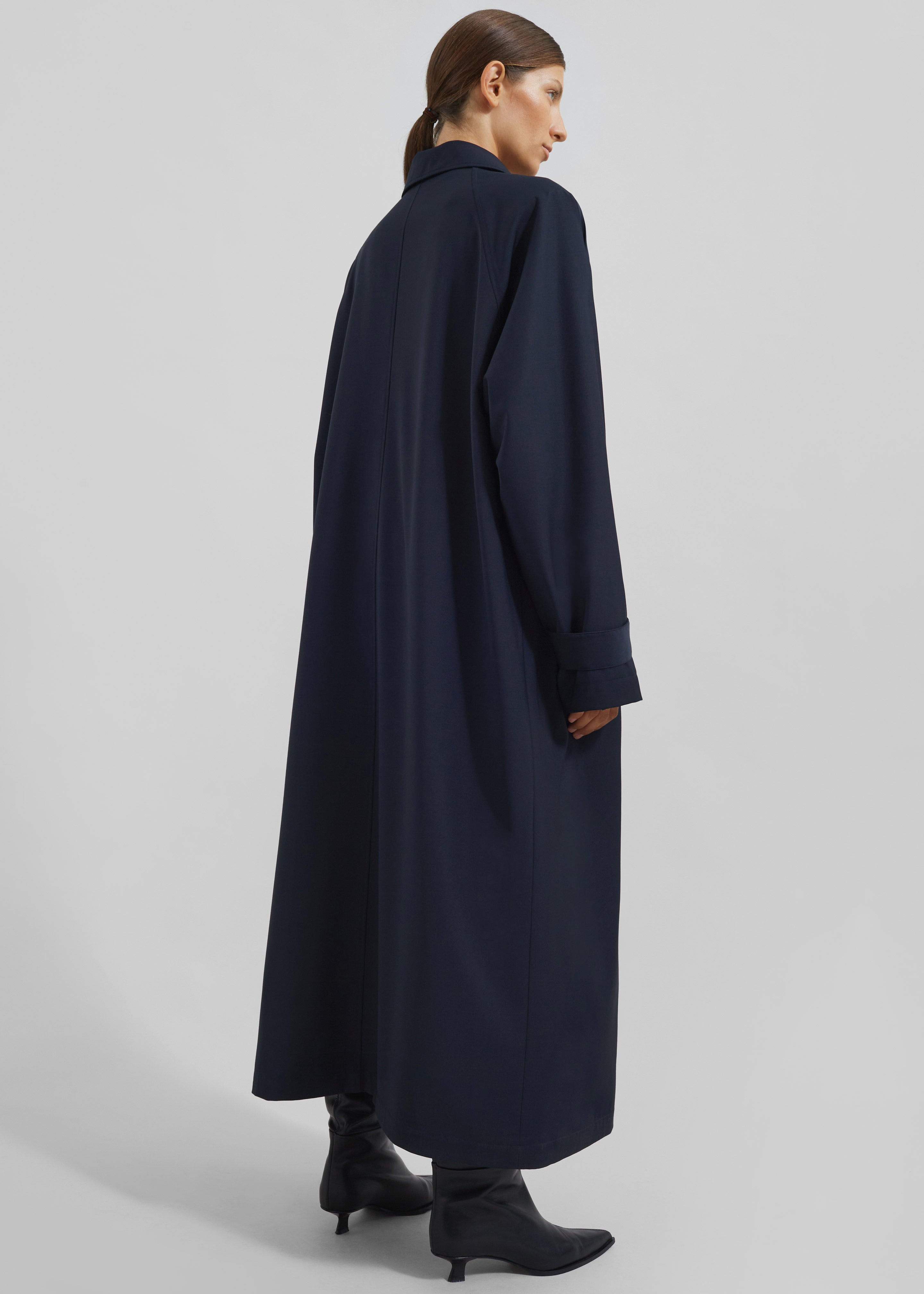 Shay Trench Coat - Dark Navy - 11