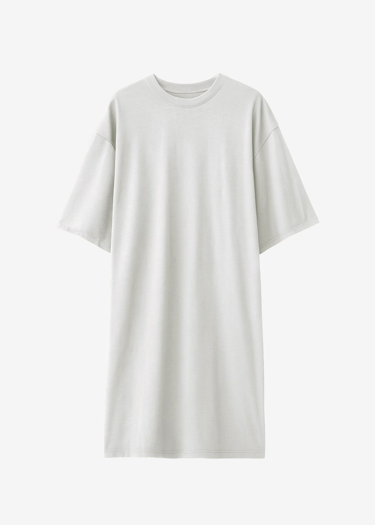 Sian Oversized T-Shirt Dress - Slate Grey - 7