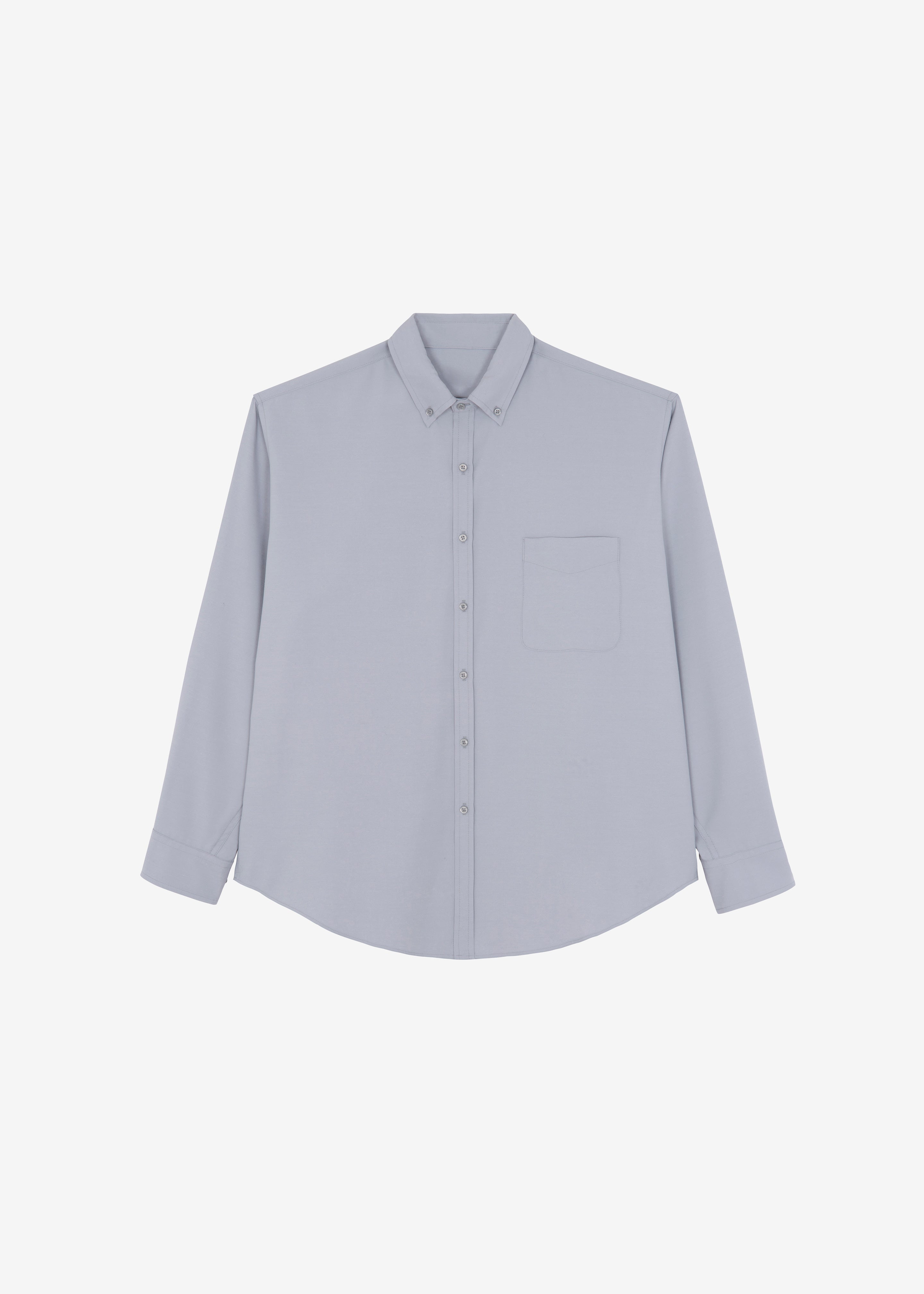 Sinclair Oxford Shirt - Grey - 11