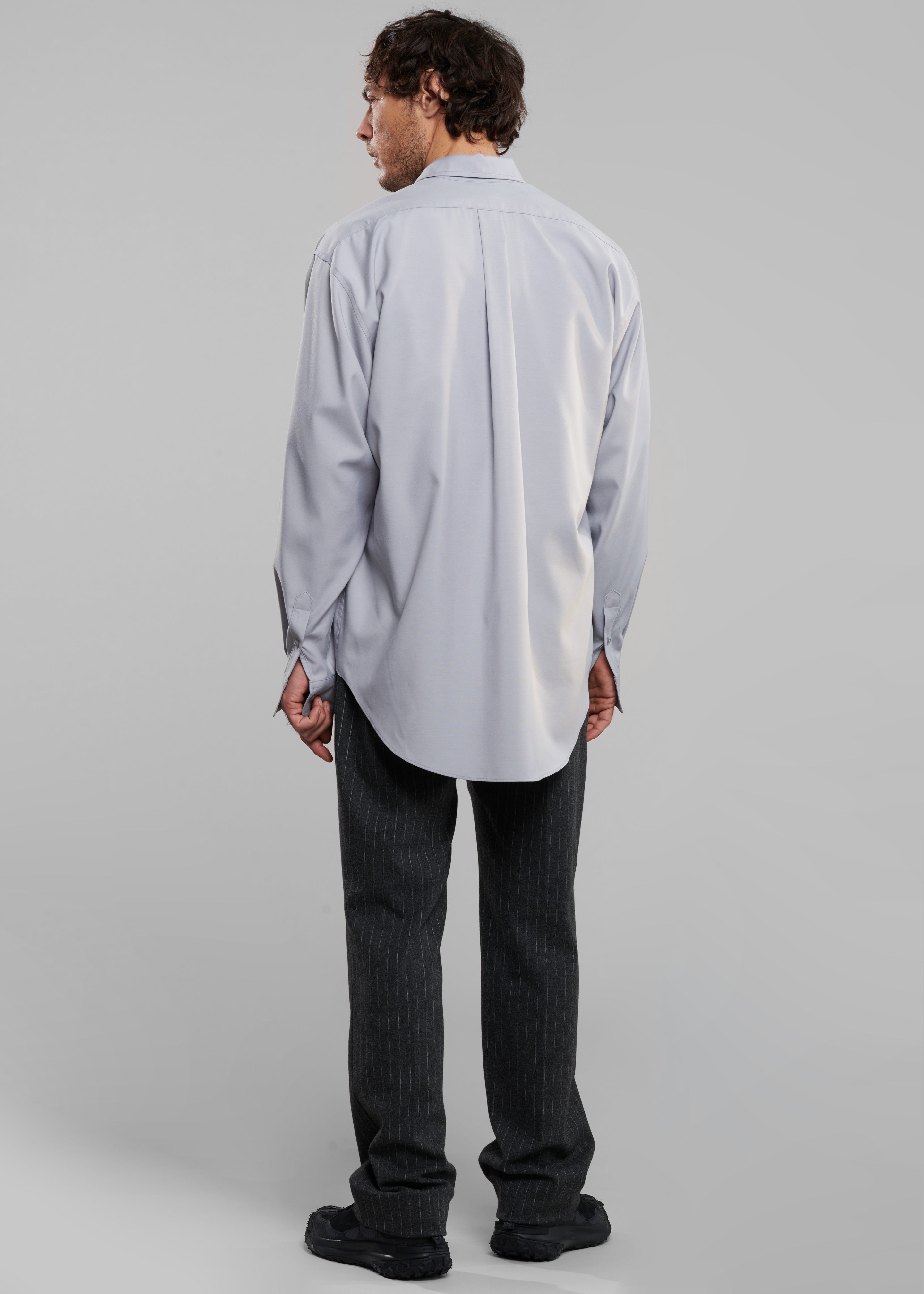 Sinclair Oxford Shirt - Grey - 10