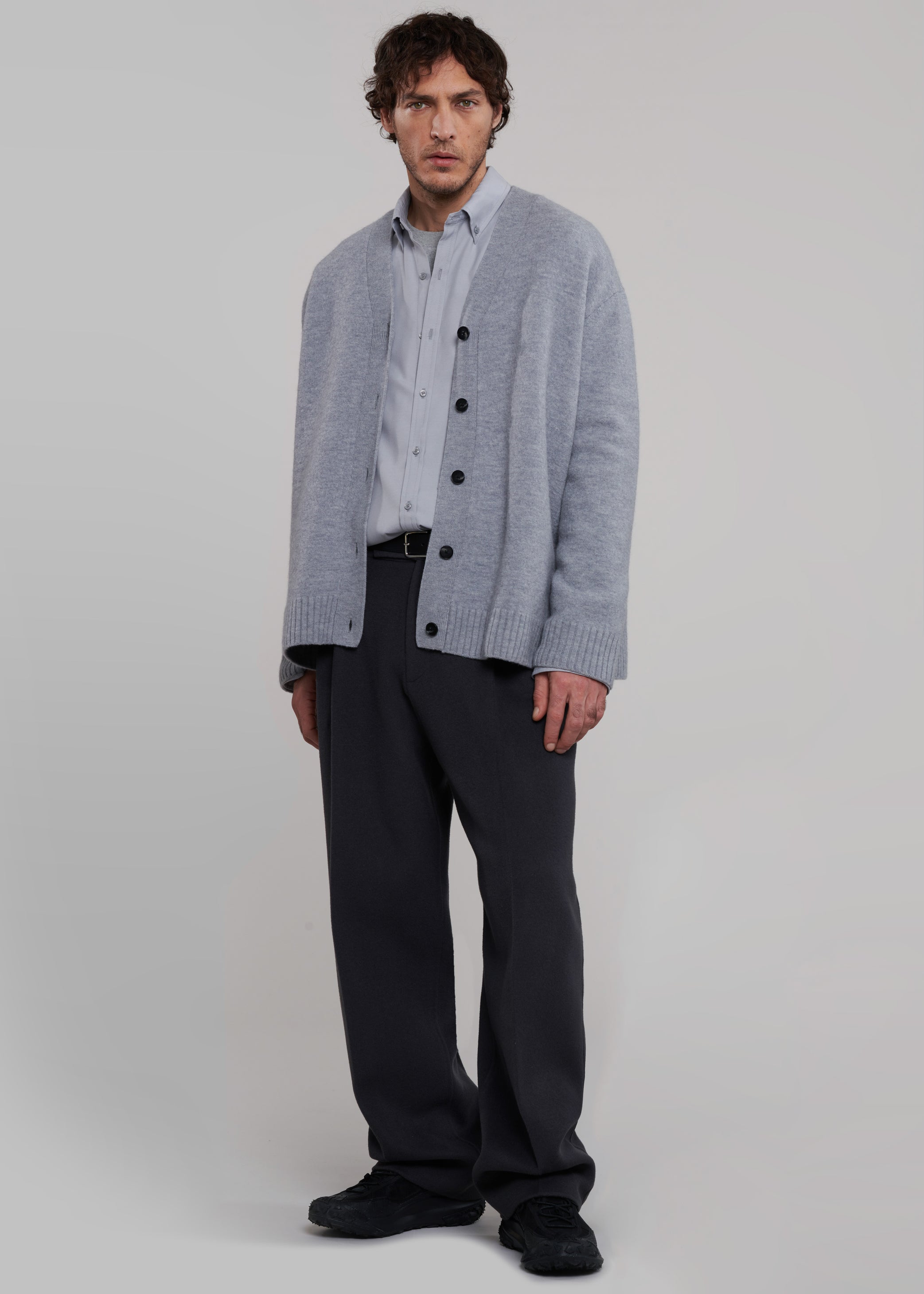 Shop the look image for Sinclair Oxford Shirt - Grey